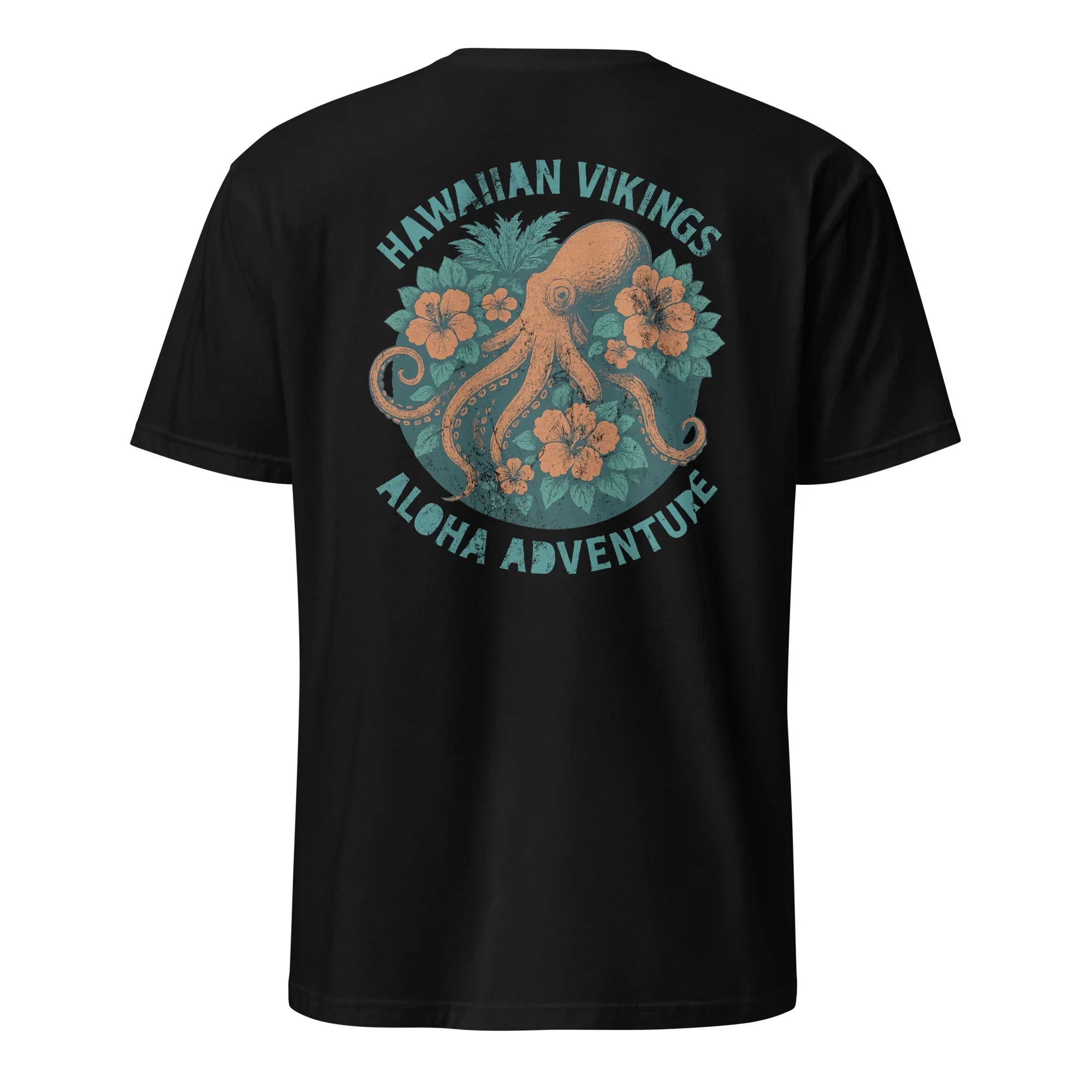 Hibiscus Depths Short-Sleeve Unisex T-Shirt - Hawaiian Vikings Hibiscus Depths Short-Sleeve Unisex T-Shirt - Hawaiian Vikings