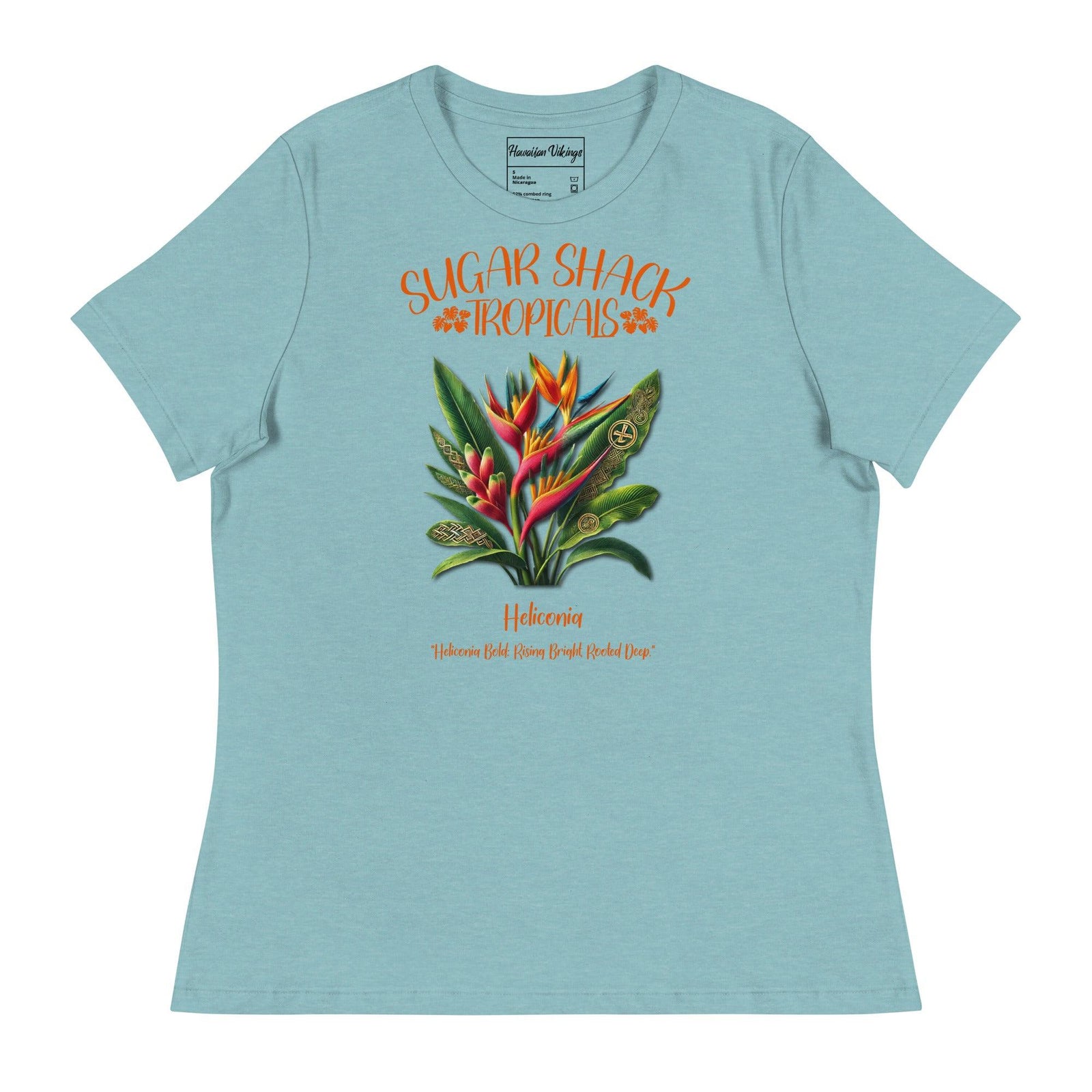 Heliconia Women's Relaxed T-Shirt - Hawaiian Vikings