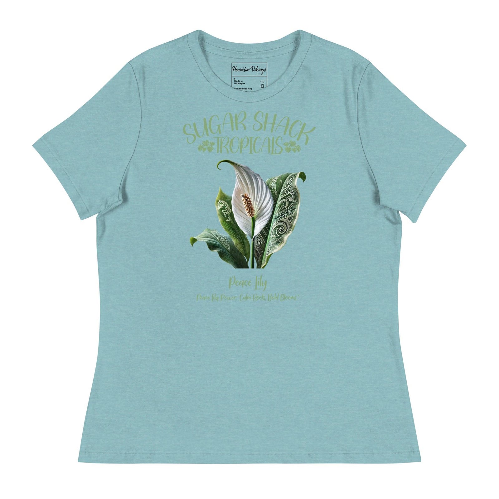 Peace Lily Women's Relaxed T-Shirt - Hawaiian Vikings