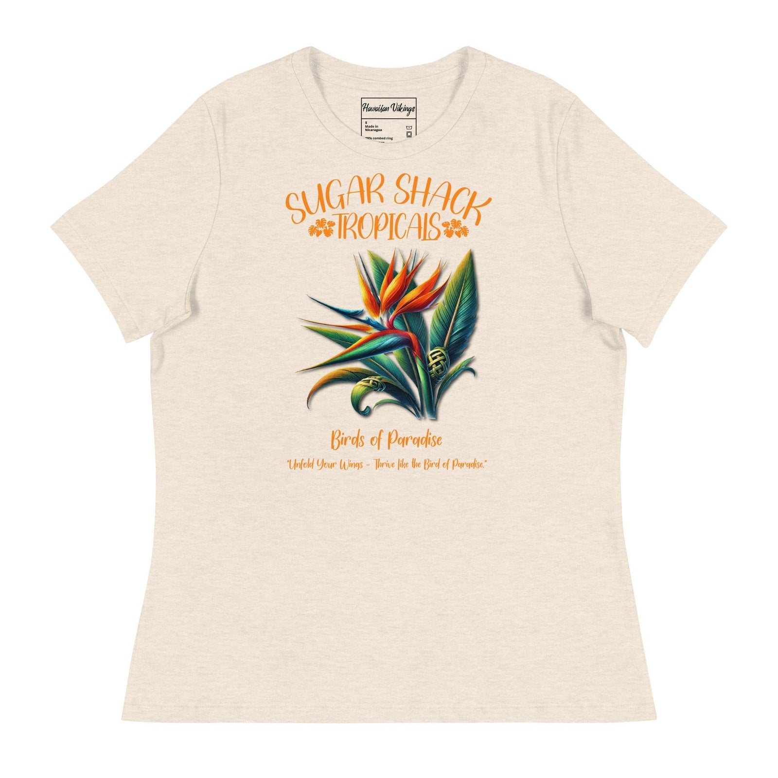 Bird Of Paradise Women's Relaxed T-Shirt - Hawaiian Vikings