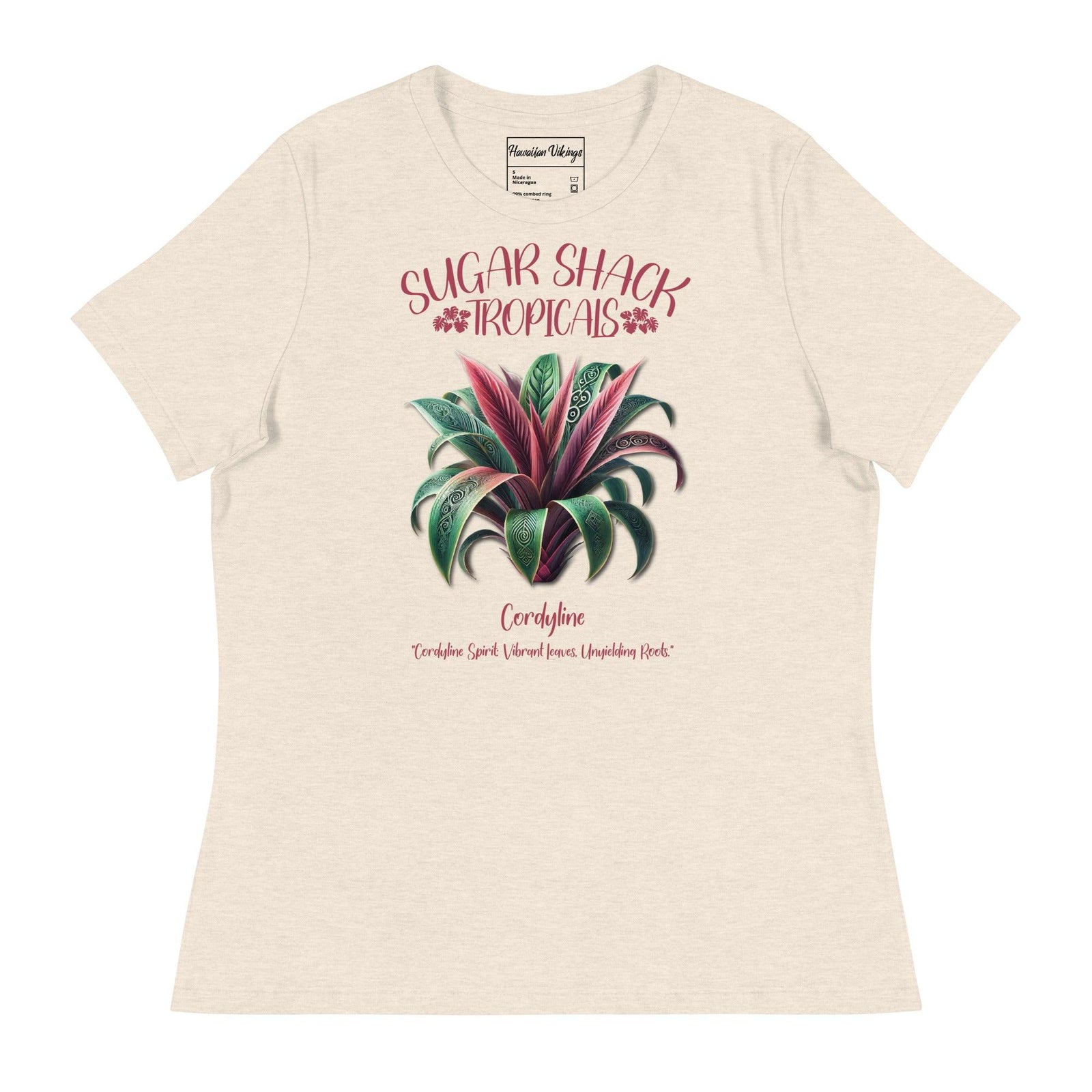 Cordyline Women's Relaxed T-Shirt - Hawaiian Vikings