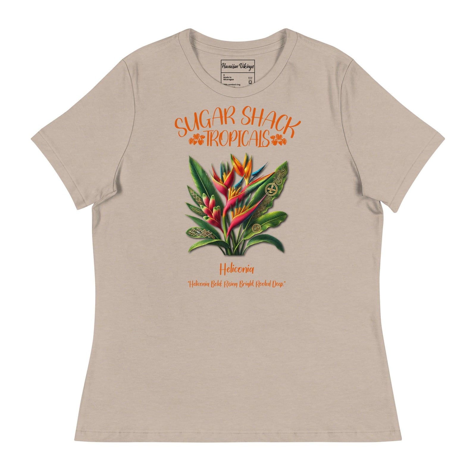 Heliconia Women's Relaxed T-Shirt - Hawaiian Vikings