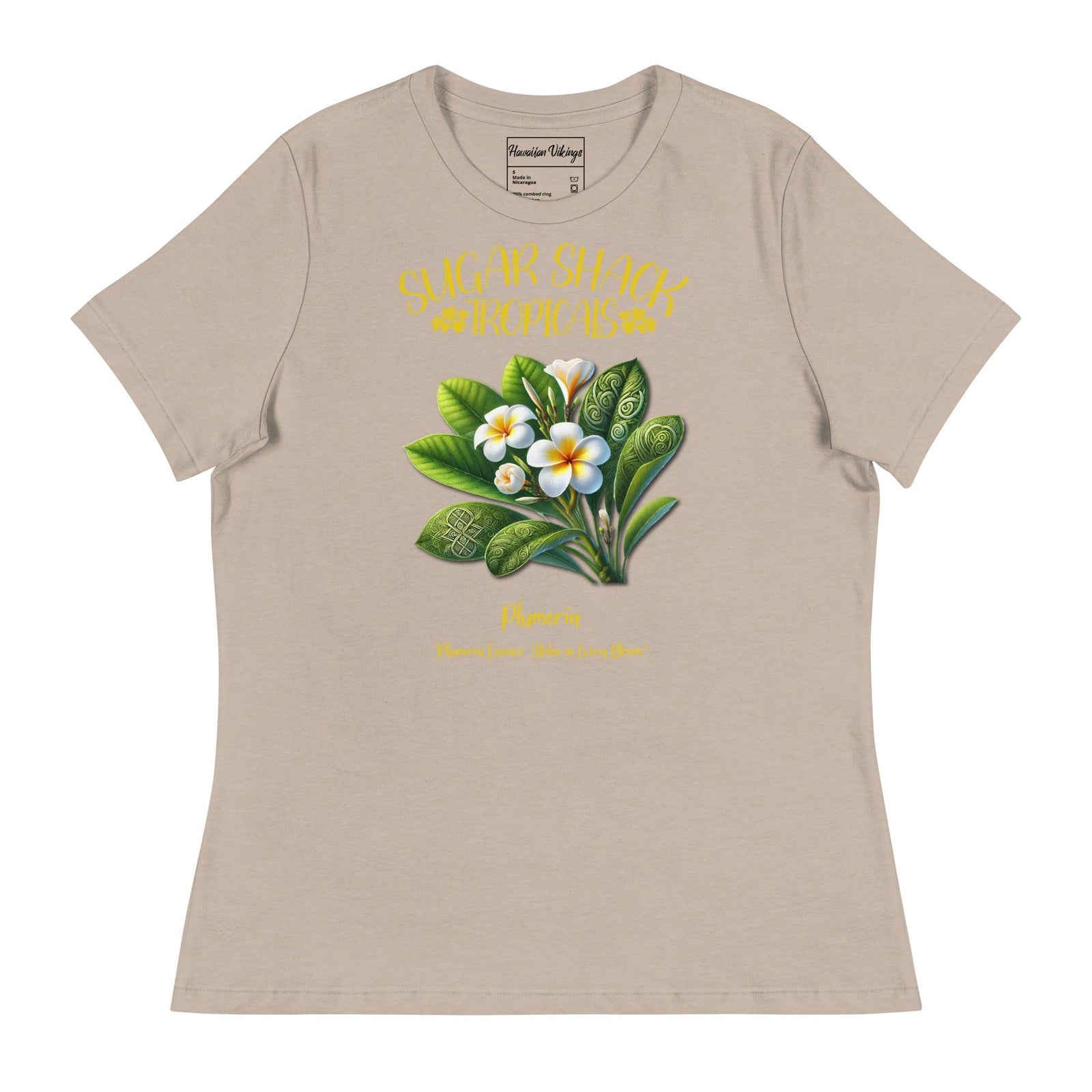 Plumeria Women's Relaxed T-Shirt - Hawaiian Vikings
