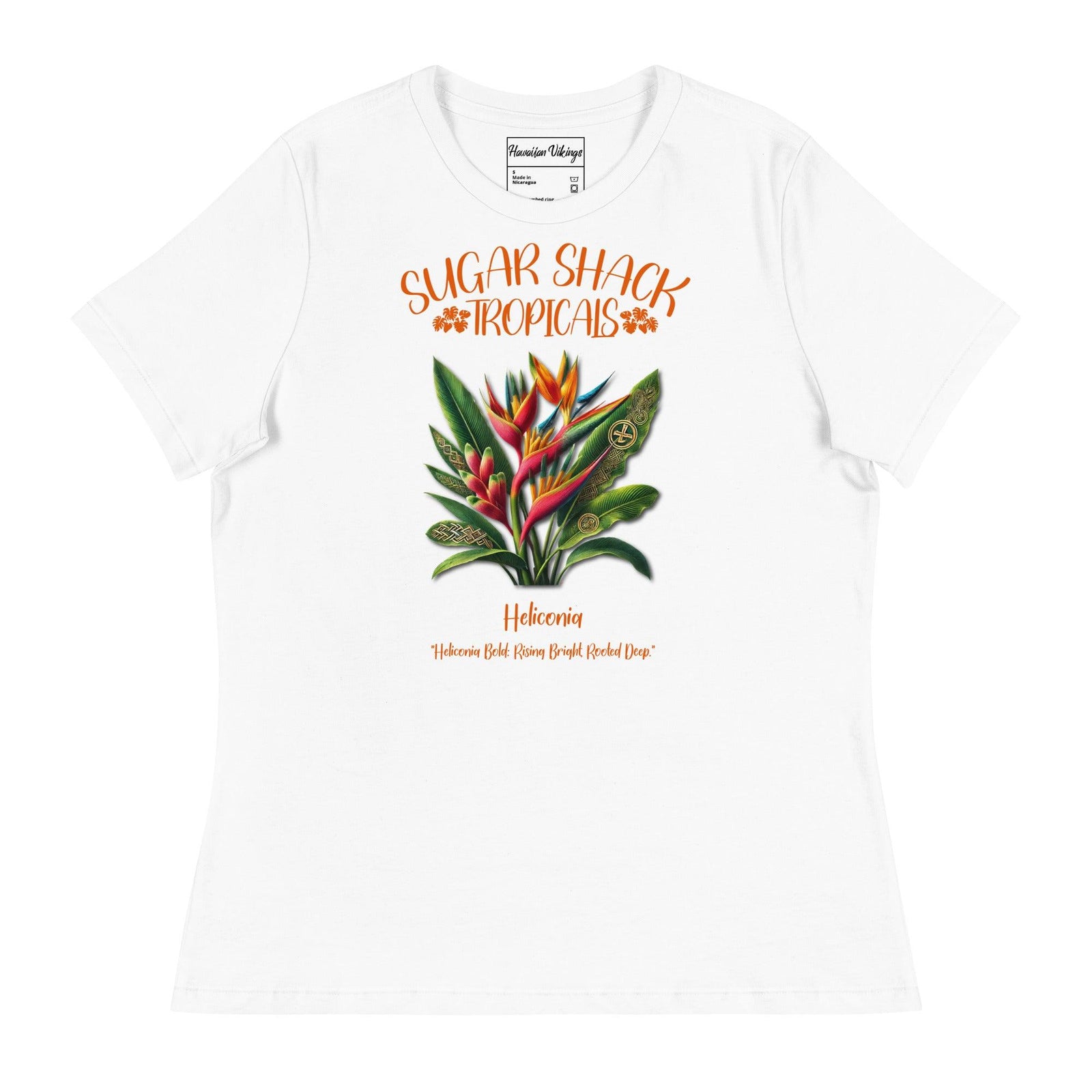 Heliconia Women's Relaxed T-Shirt - Hawaiian Vikings