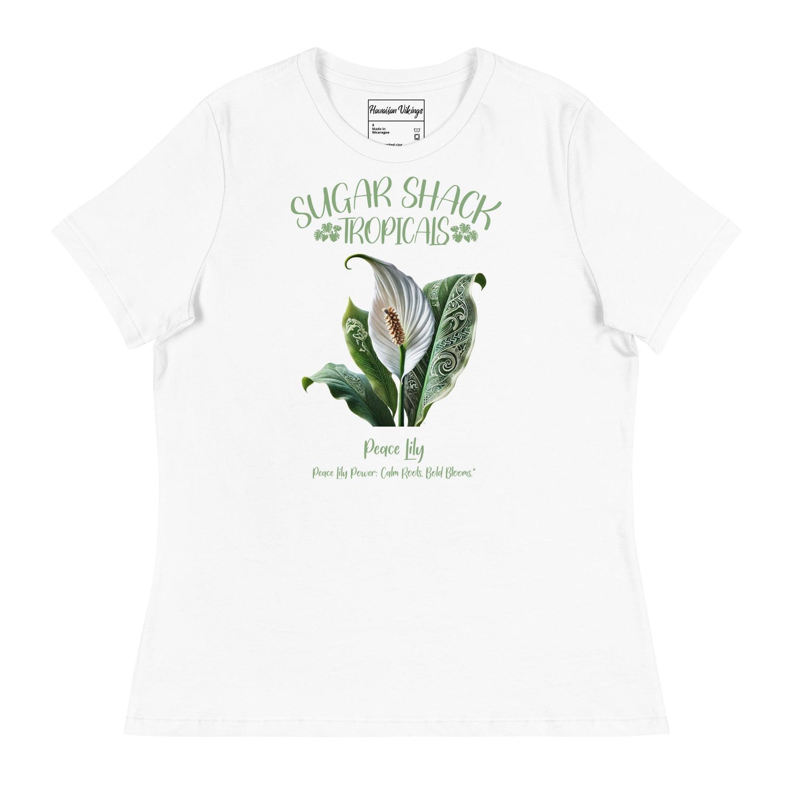 Peace Lily Women's Relaxed T-Shirt - Hawaiian Vikings