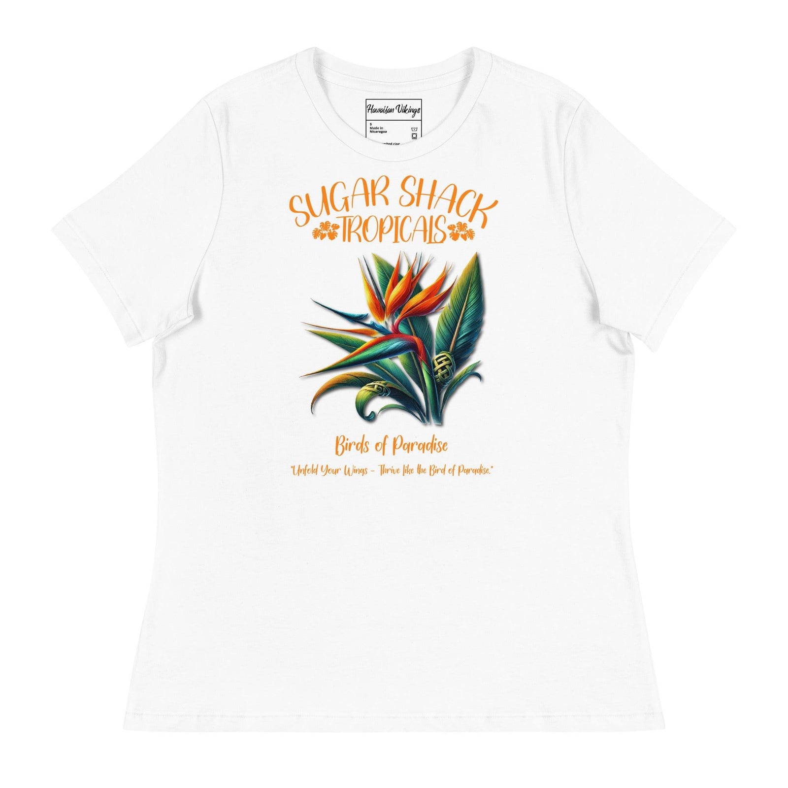 Bird Of Paradise Women's Relaxed T-Shirt - Hawaiian Vikings