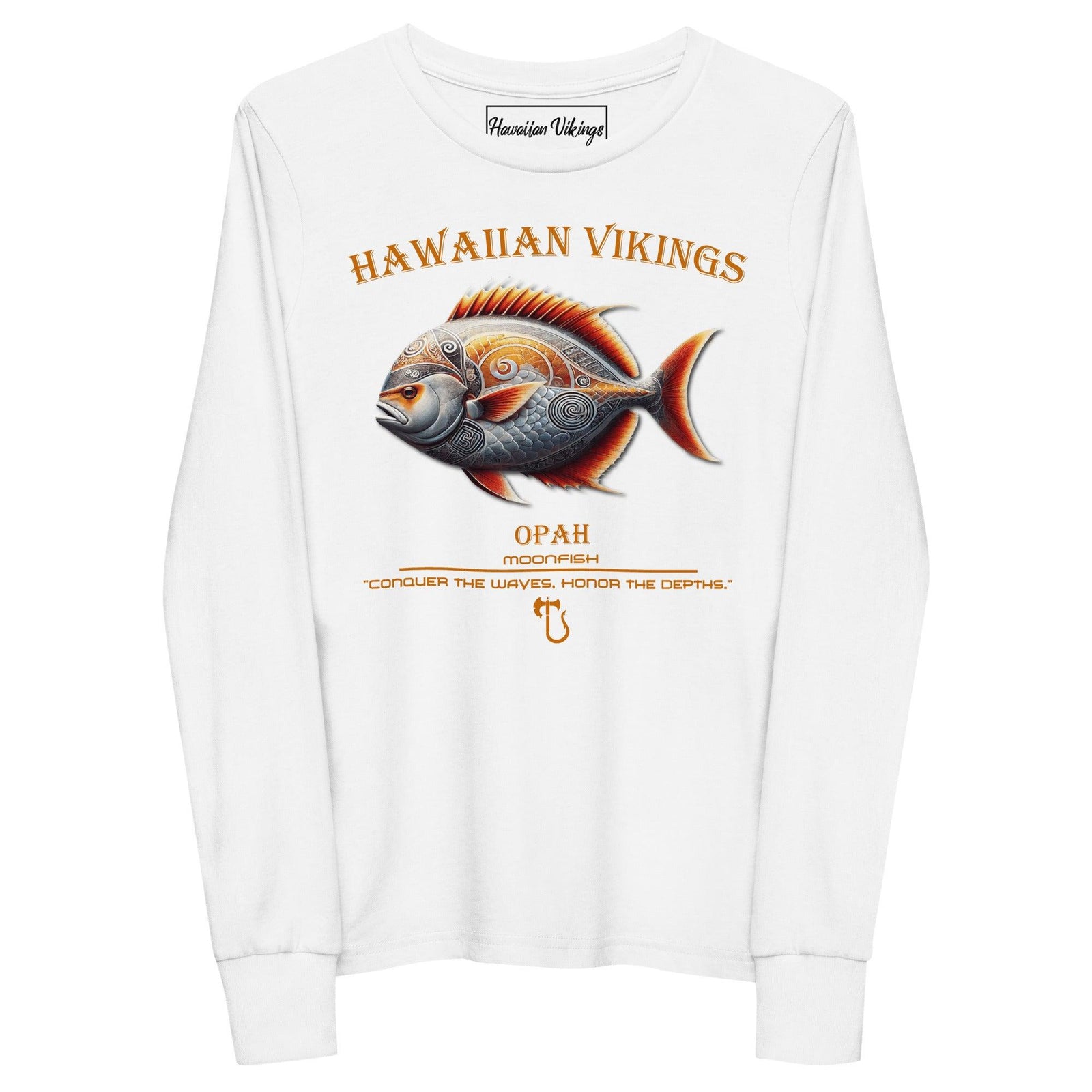 Moonfish Youth Long Sleeve Tee - Hawaiian Vikings