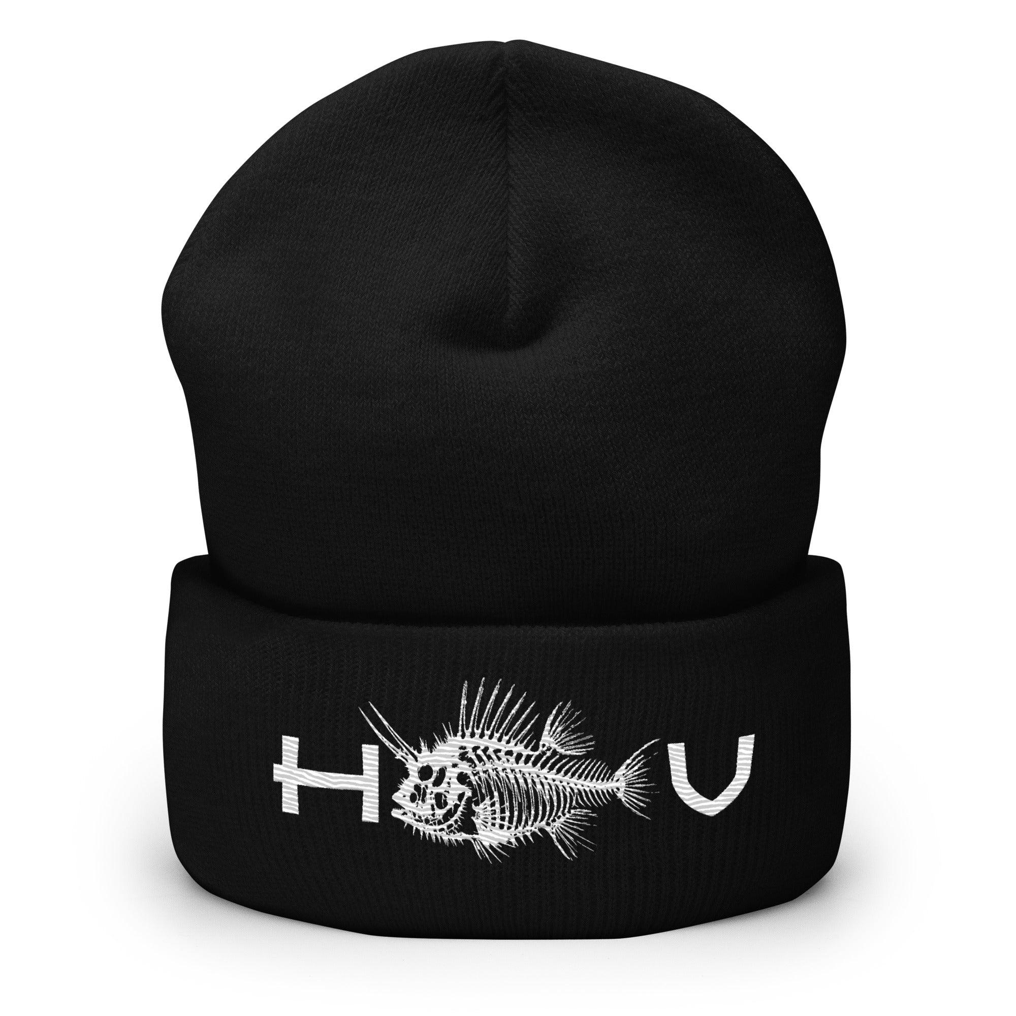 Thornback Cowfish Cuffed Beanie - Hawaiian Vikings