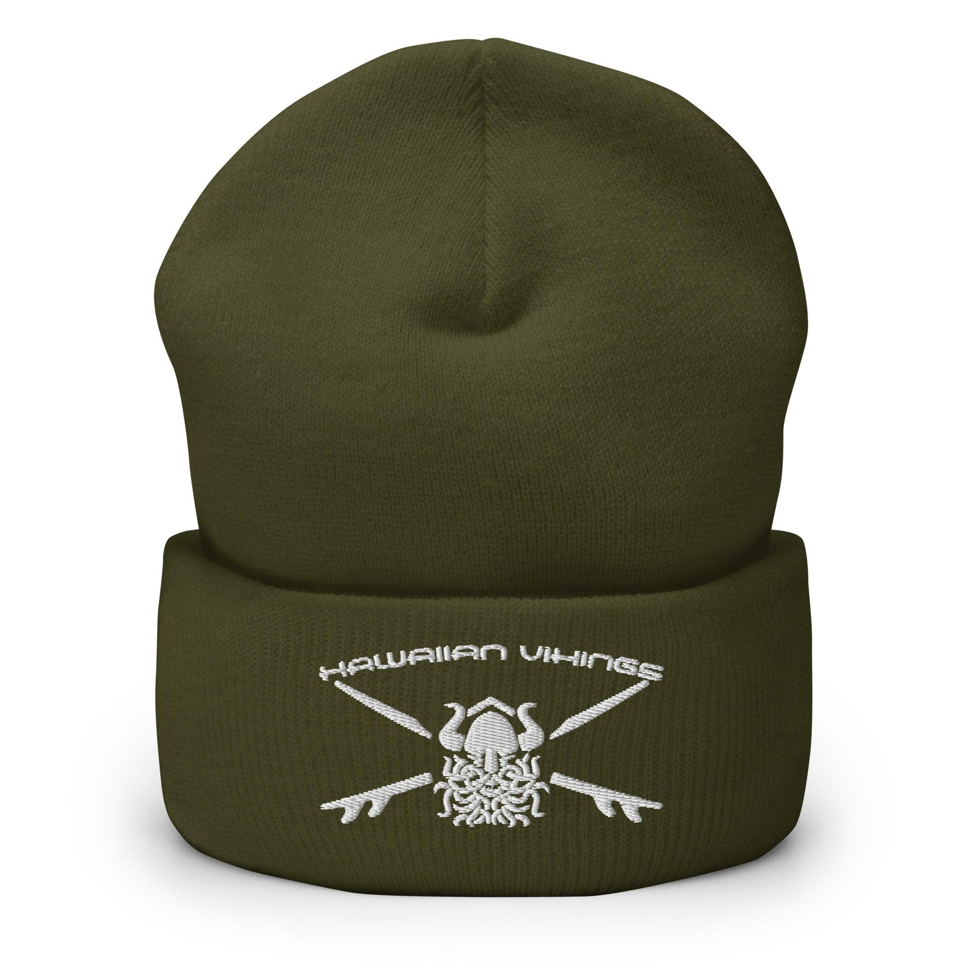 Valhalla Waves Cuffed Beanie - Hawaiian Vikings