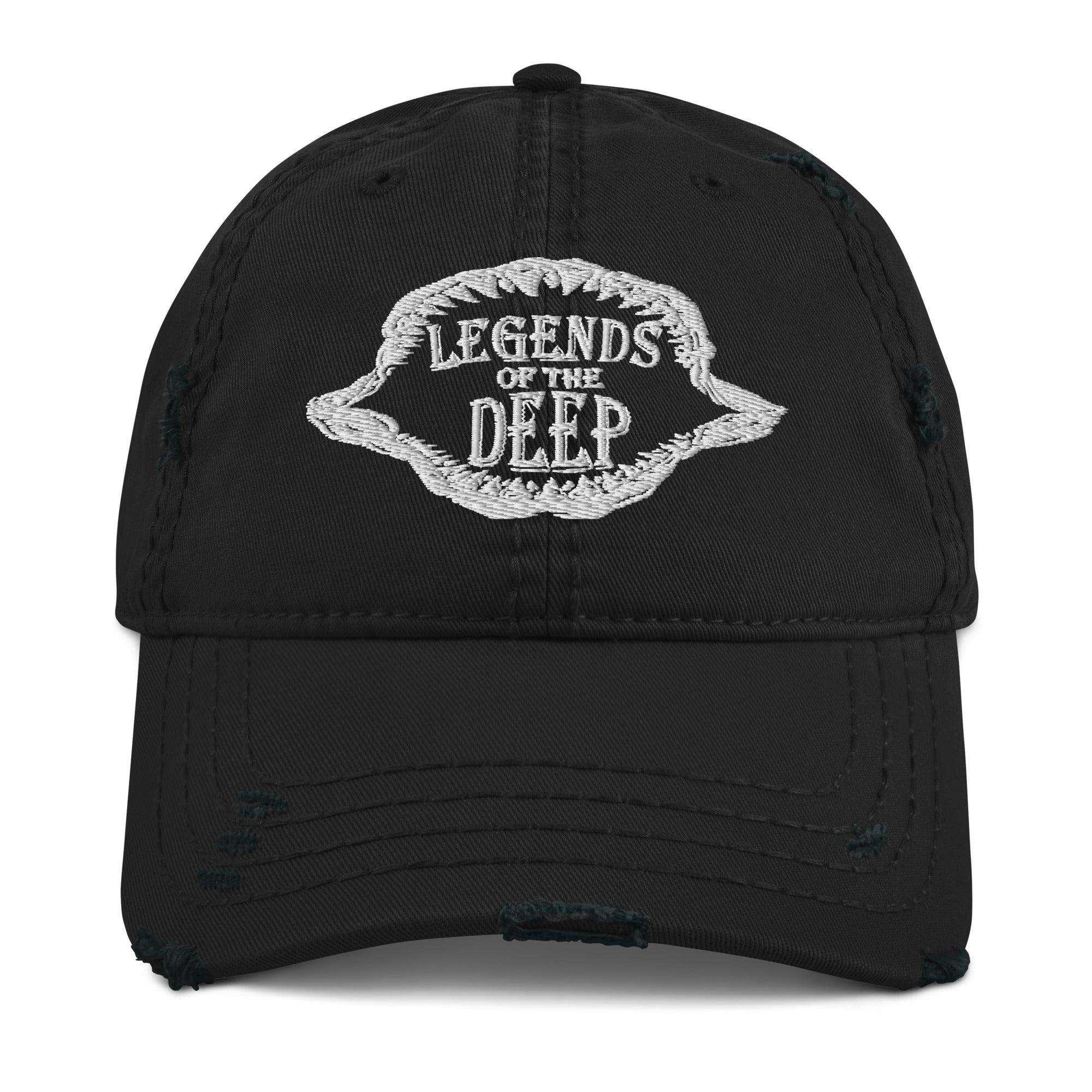 Legends of the Deep Distressed Dad Hat - Hawaiian Vikings
