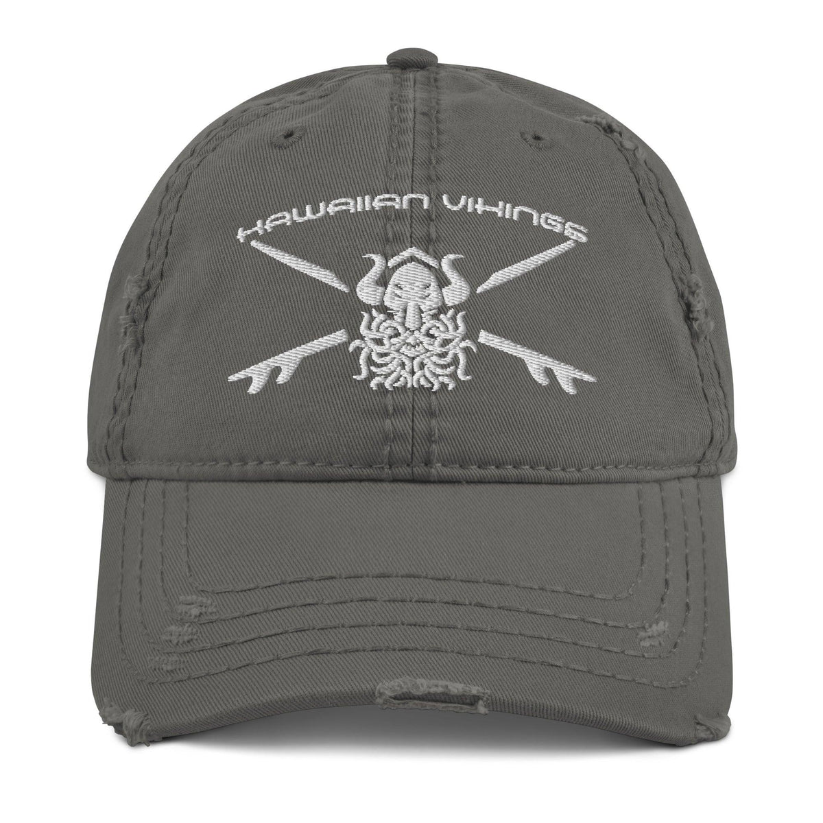 Valhalla Waves Distressed Dad Hat - Hawaiian Vikings
