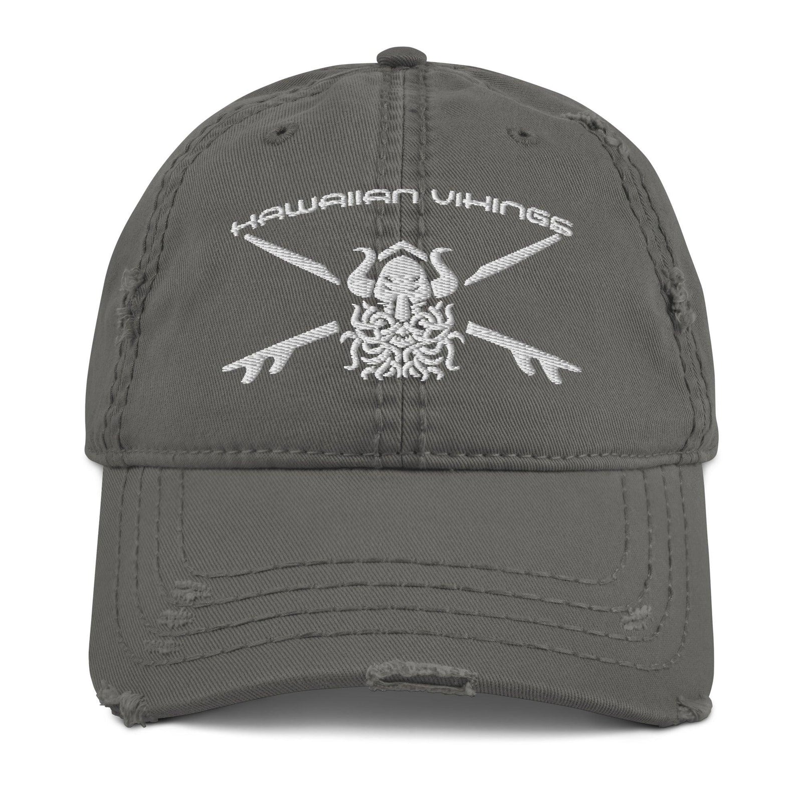 Valhalla Waves Distressed Dad Hat - Hawaiian Vikings