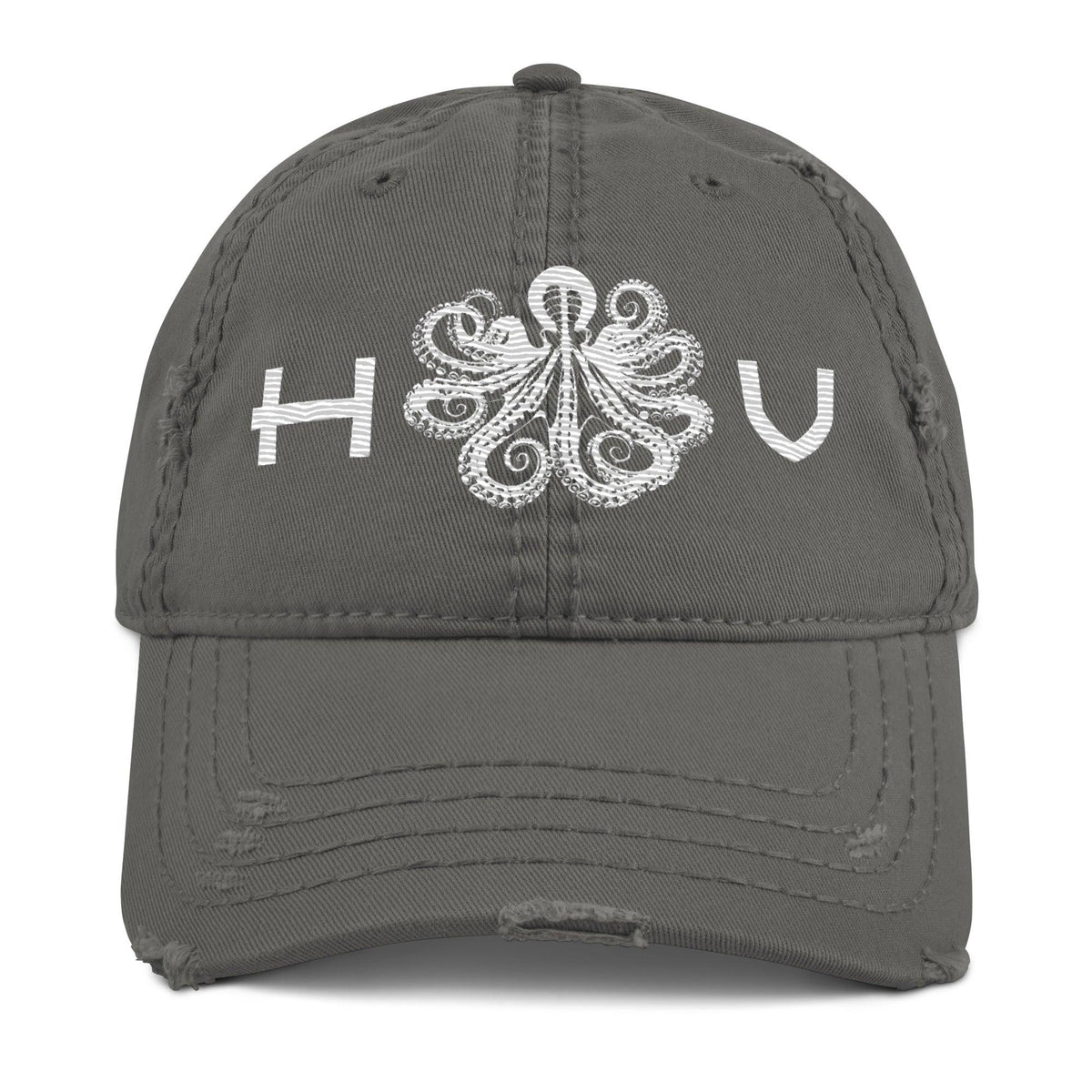 Octopus Distressed Dad Hat - Hawaiian Vikings