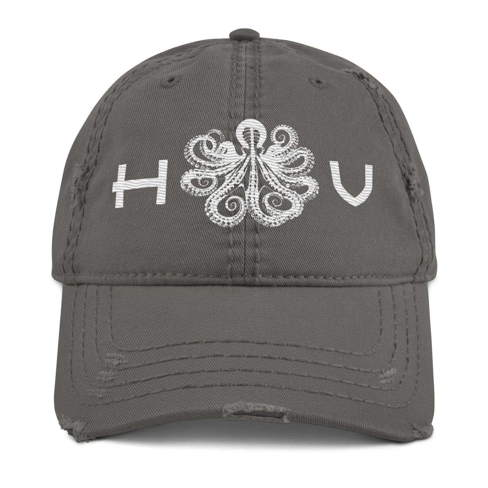 Octopus Distressed Dad Hat - Hawaiian Vikings