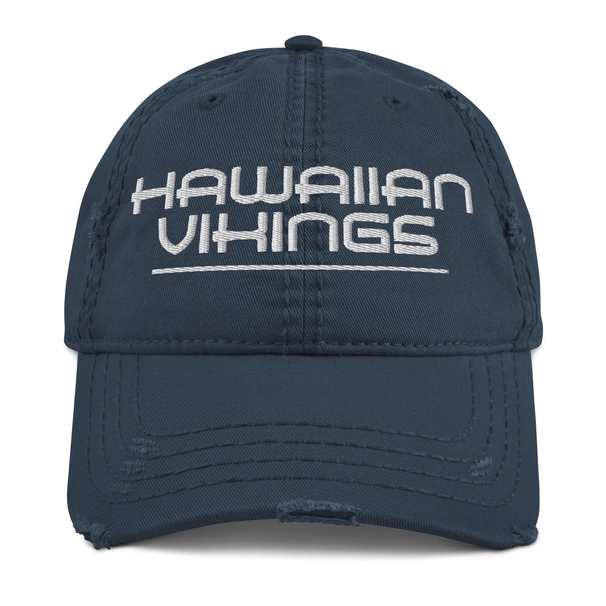 Hawaiian Vikings Distressed Dad Hat - Hawaiian Vikings