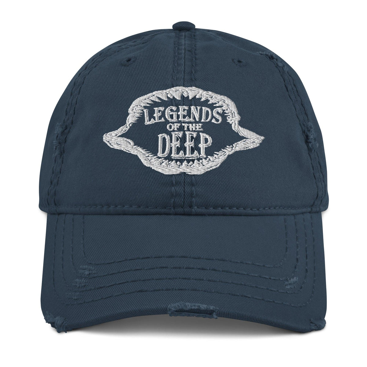 Legends of the Deep Distressed Dad Hat - Hawaiian Vikings