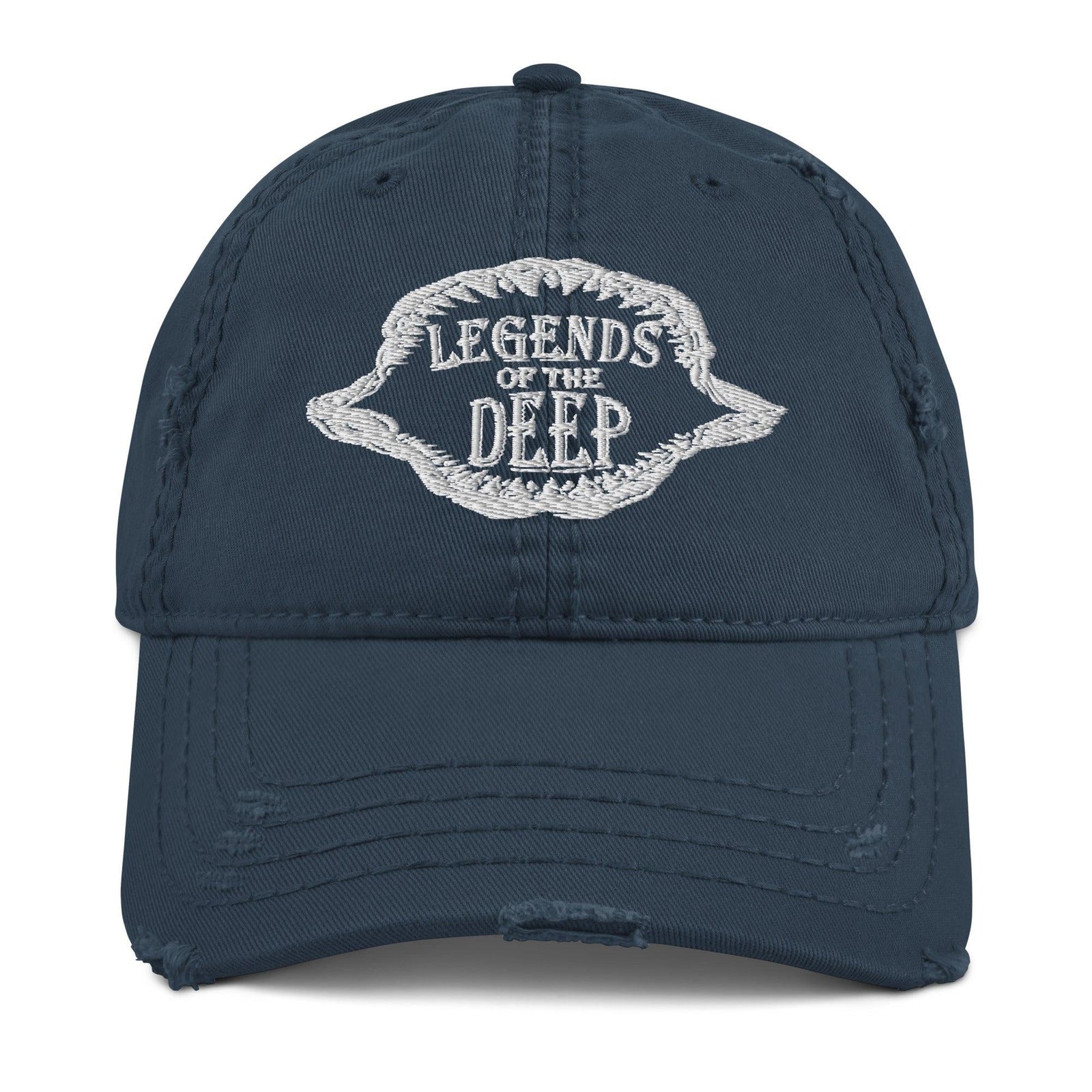 Legends of the Deep Distressed Dad Hat - Hawaiian Vikings