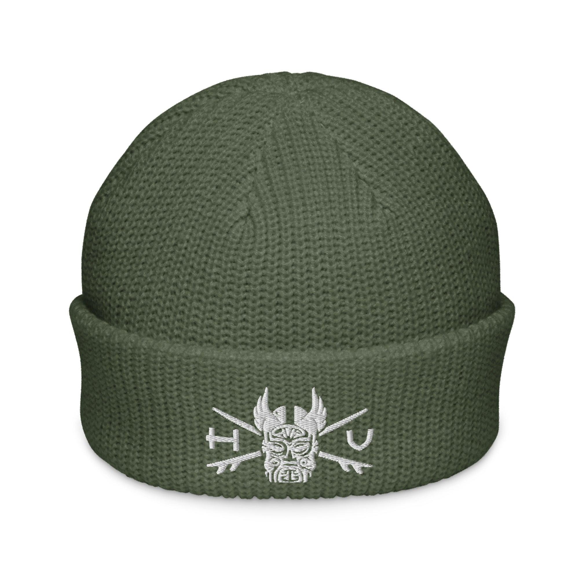 Tiki Mask Fisherman Beanie - Hawaiian Vikings