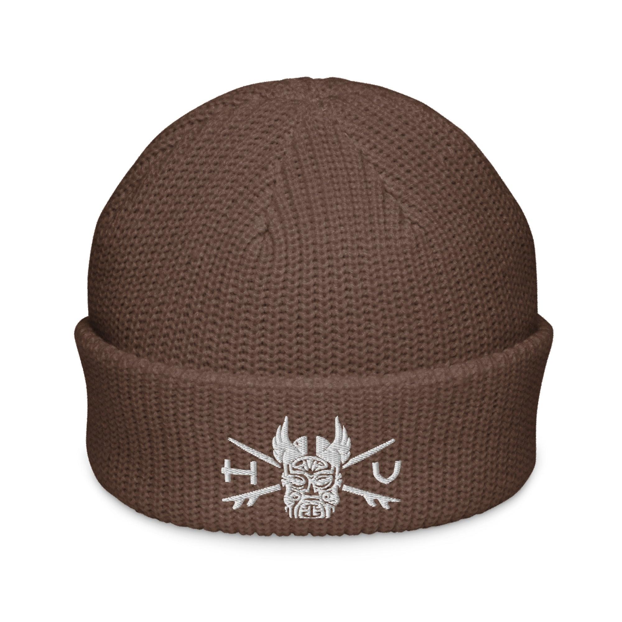 Tiki Mask Fisherman Beanie - Hawaiian Vikings