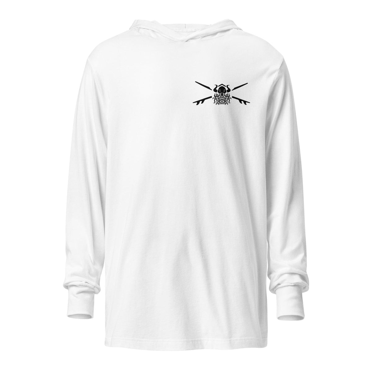 Mavericks Beach Vintage Postcard Hooded T-Shirt - Hawaiian Vikings