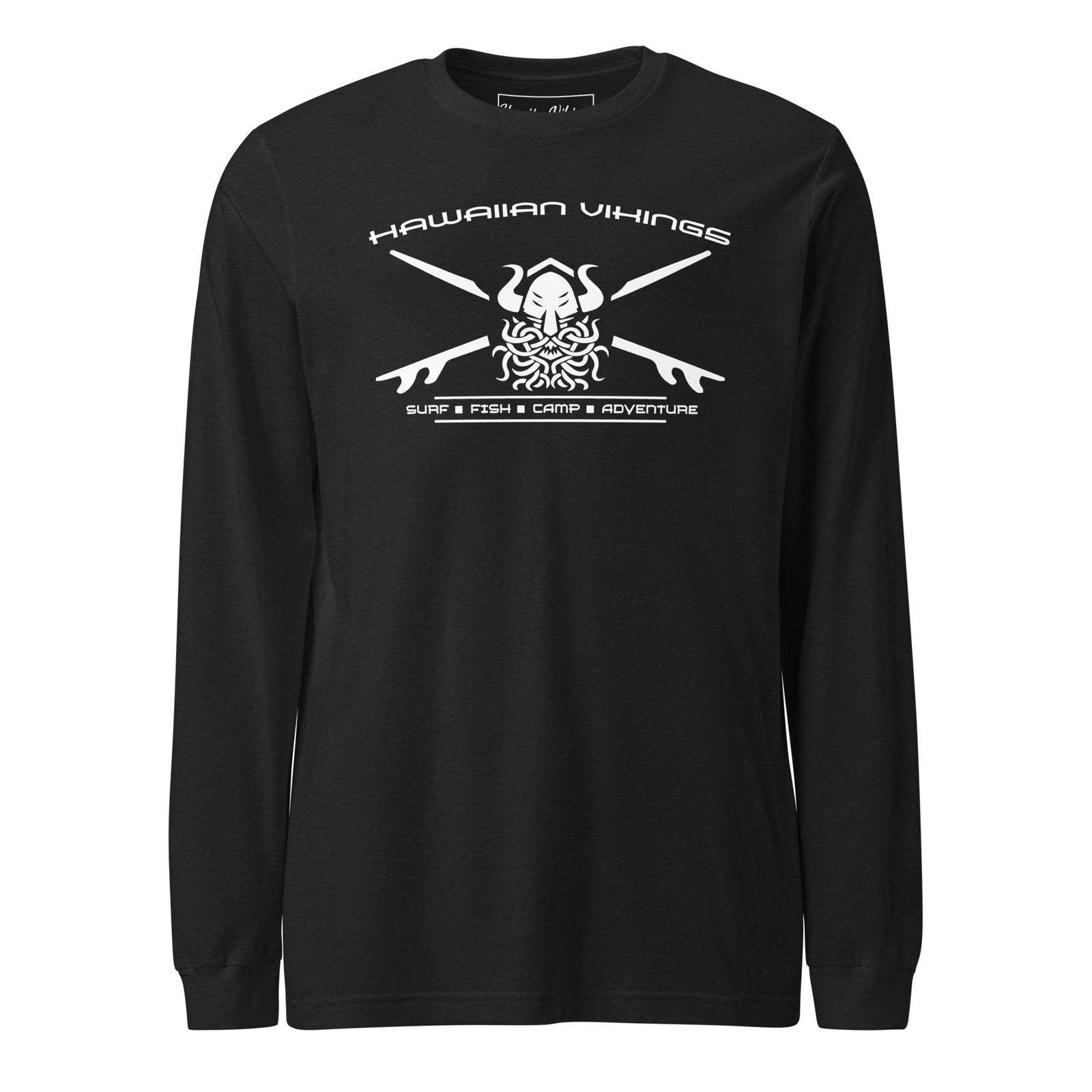 Viking Helm Long Sleeve Tee - Hawaiian Vikings