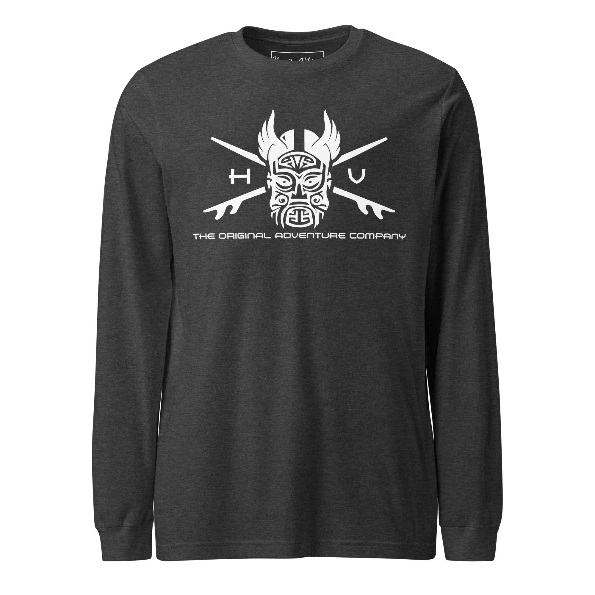Totem Mask Long Sleeve Tee - Hawaiian Vikings