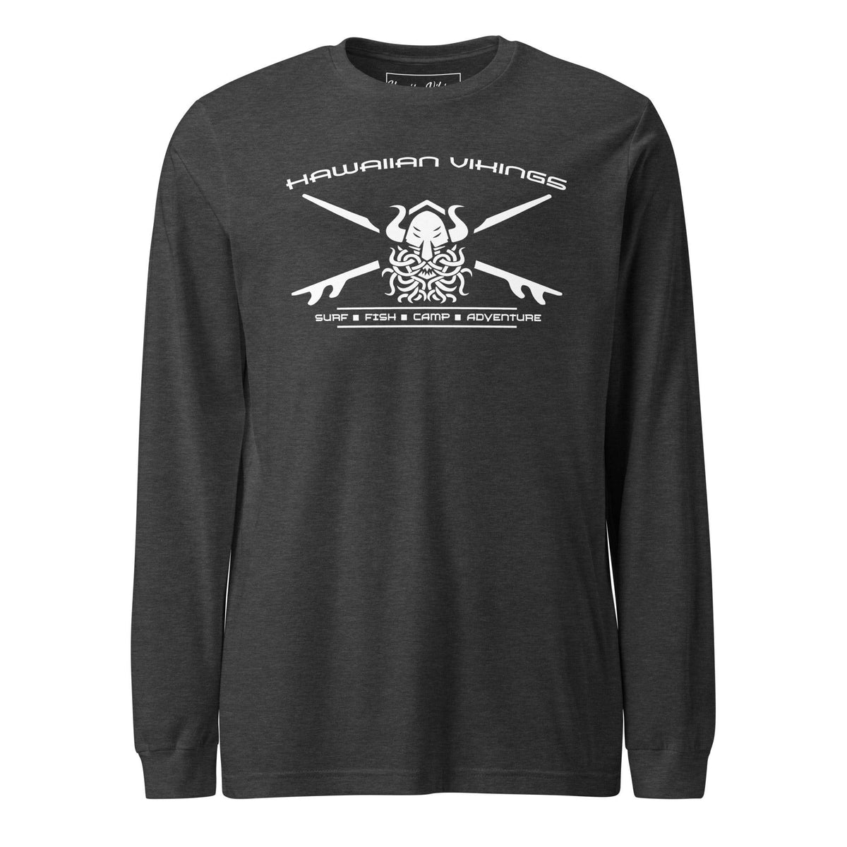 Viking Helm Long Sleeve Tee - Hawaiian Vikings