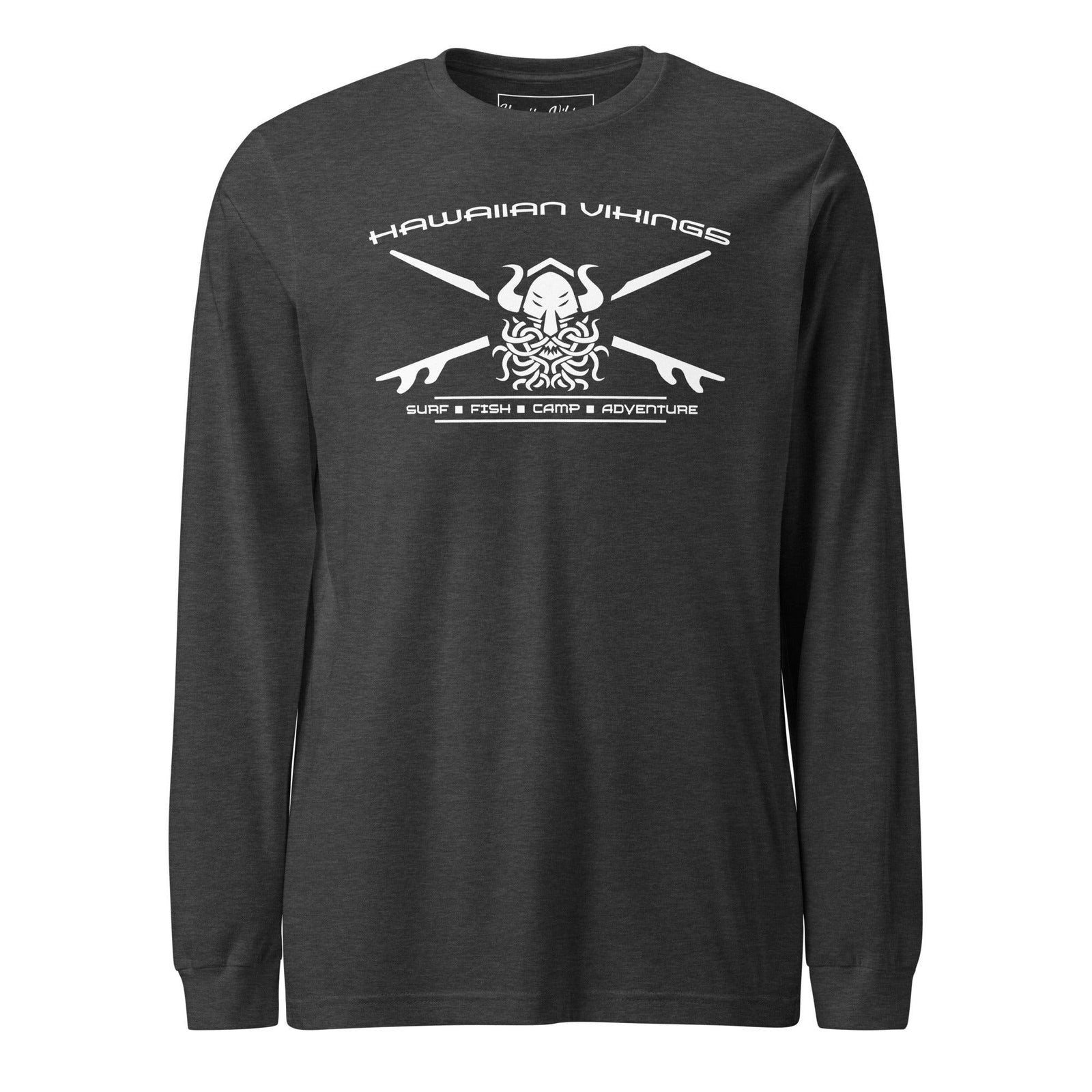 Viking Helm Long Sleeve Tee - Hawaiian Vikings