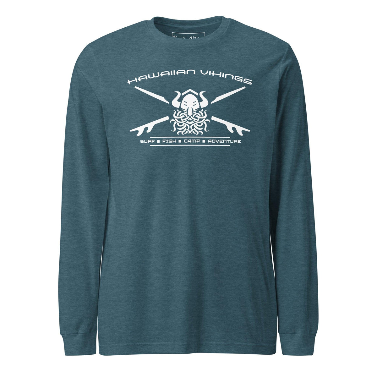 Viking Helm Long Sleeve Tee - Hawaiian Vikings
