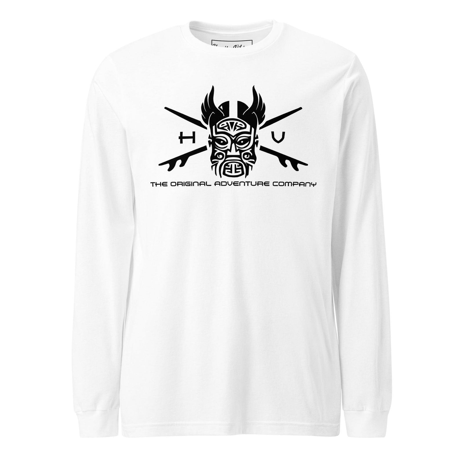 Totem Mask Long Sleeve Tee - Hawaiian Vikings