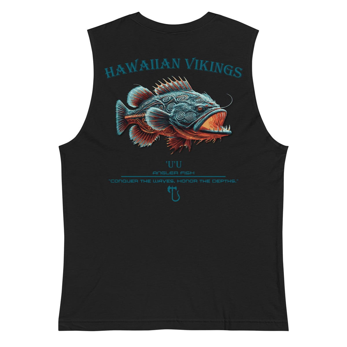 Angler Fish Men's Muscle Shirt - Hawaiian Vikings
