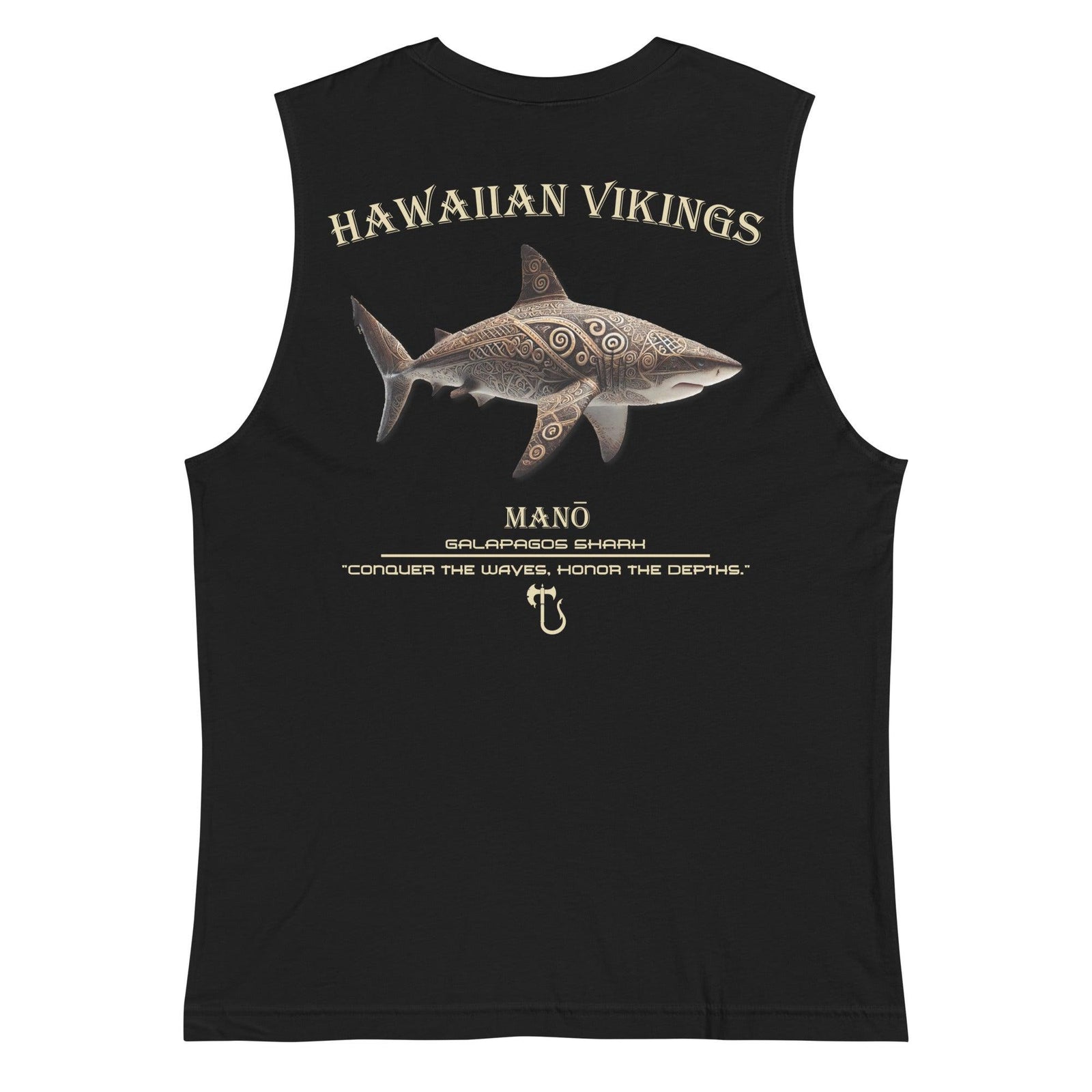 Galapagos Shark Men's Muscle Shirt - Hawaiian Vikings