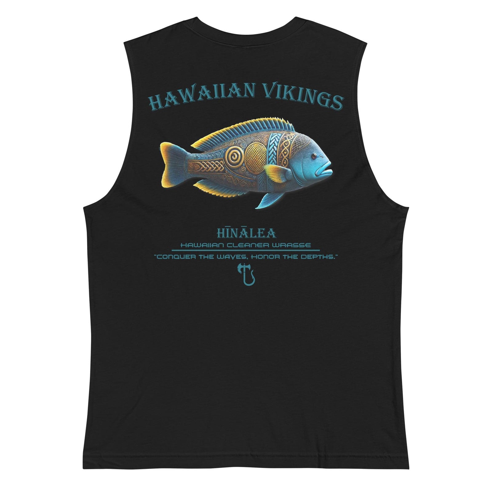Hawaiian Cleaner Wrasse Men's Muscle Shirt - Hawaiian Vikings