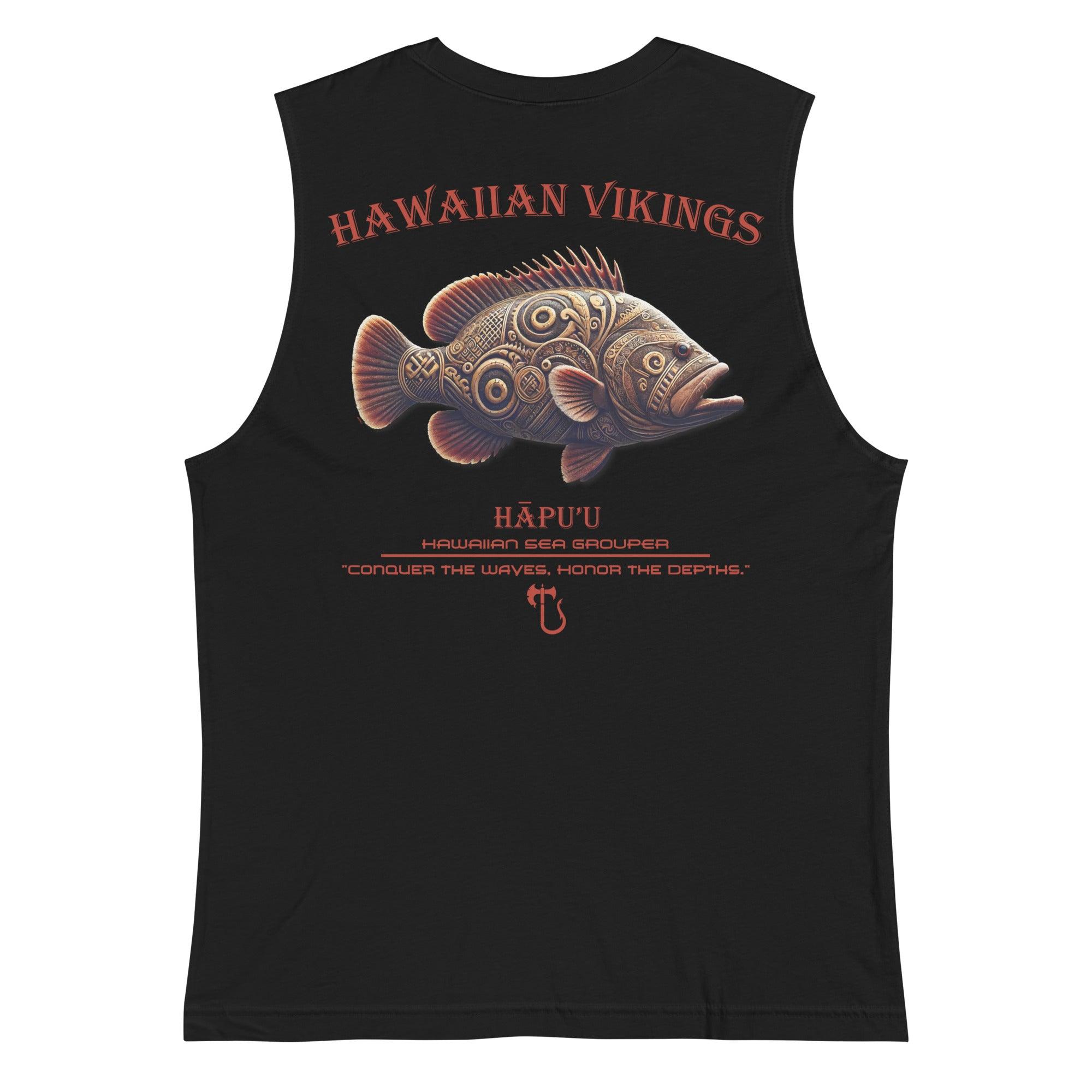 Hawaiian Sea Grouper Men's Muscle Shirt - Hawaiian Vikings