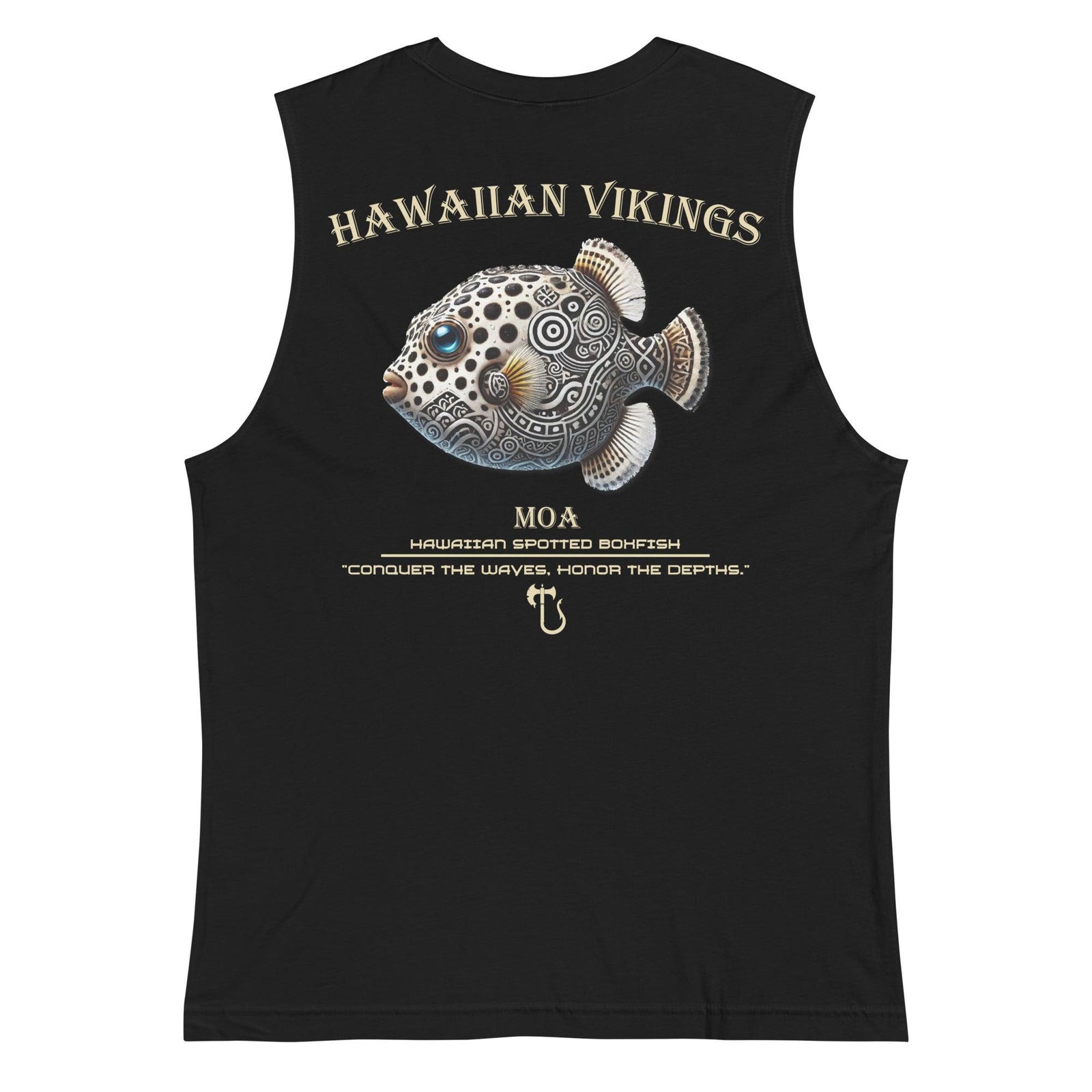 Hawaiian Spotted Boxfish Men's Muscle Shirt - Hawaiian Vikings
