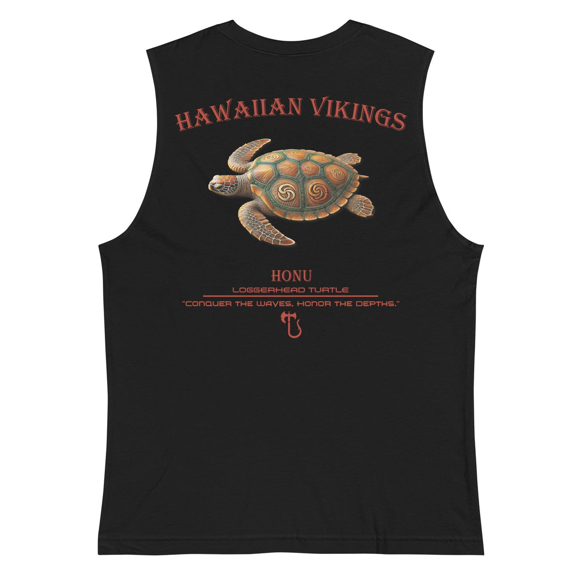 Loggerhead Turtle Men&#39;s Muscle Shirt - Hawaiian Vikings