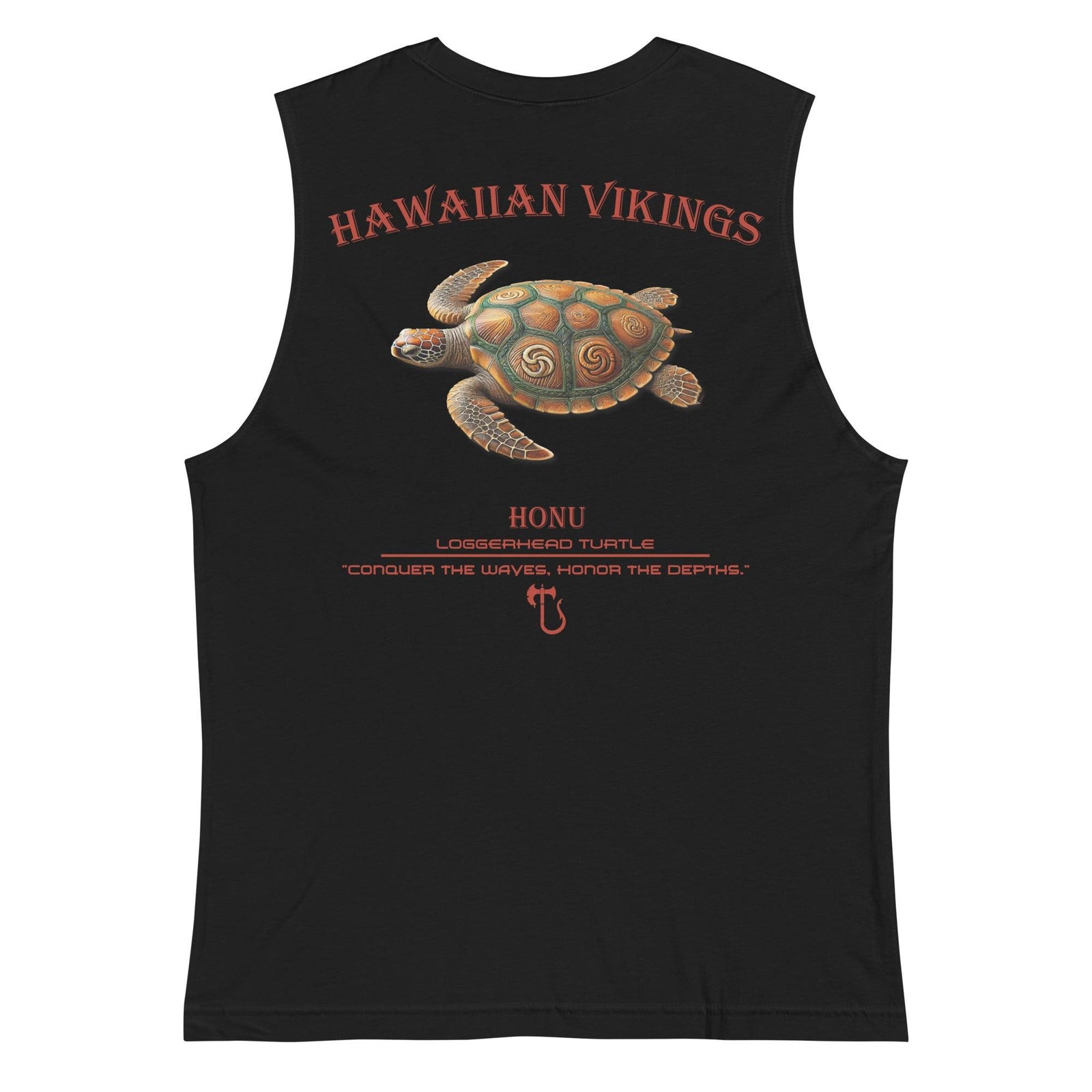 Loggerhead Turtle Men's Muscle Shirt - Hawaiian Vikings