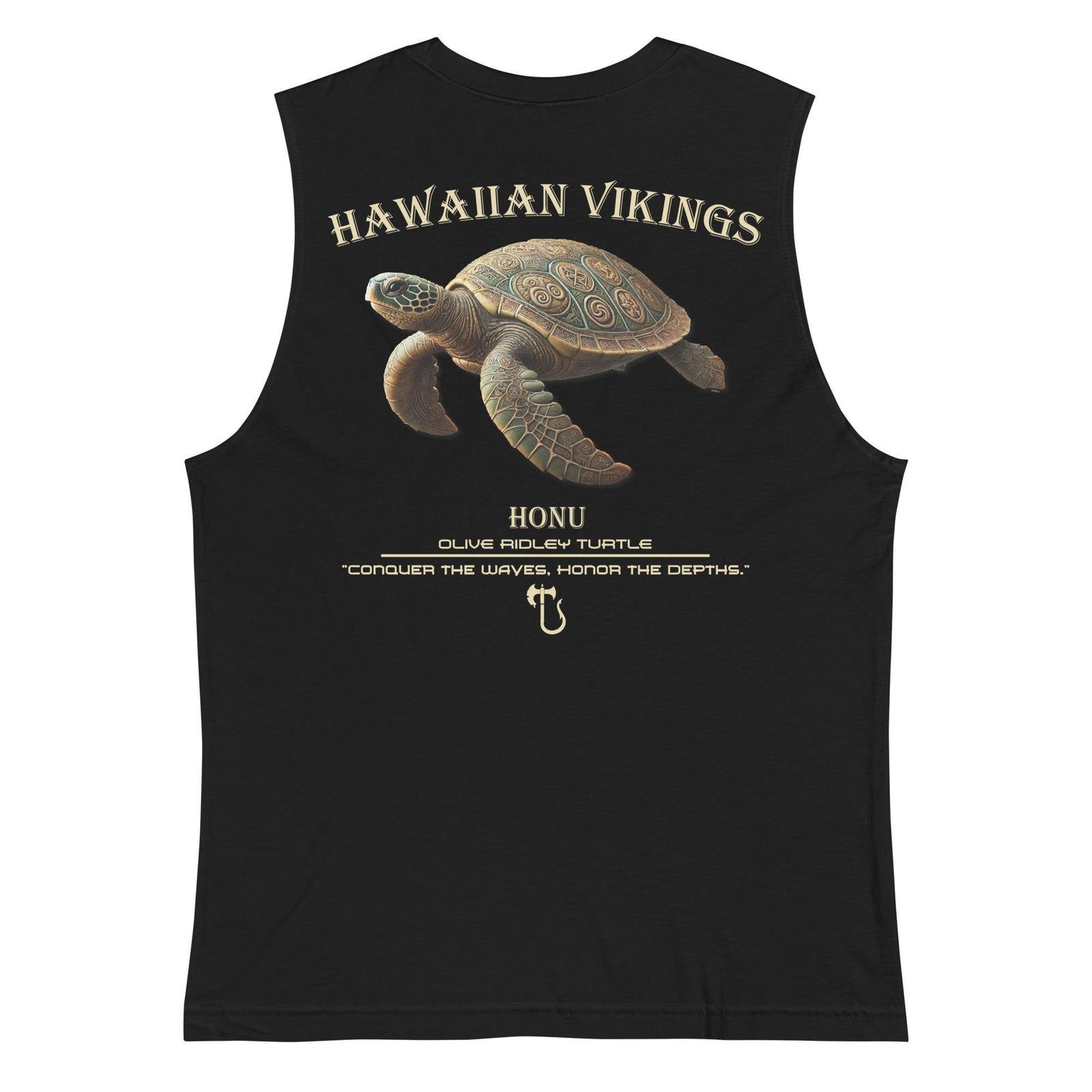Olive Ridley Turtle Men's Muscle Shirt - Hawaiian Vikings