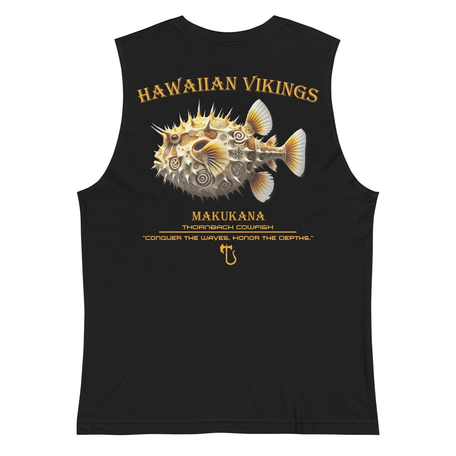 Thornback Cowfish Men's Muscle Shirt - Hawaiian Vikings