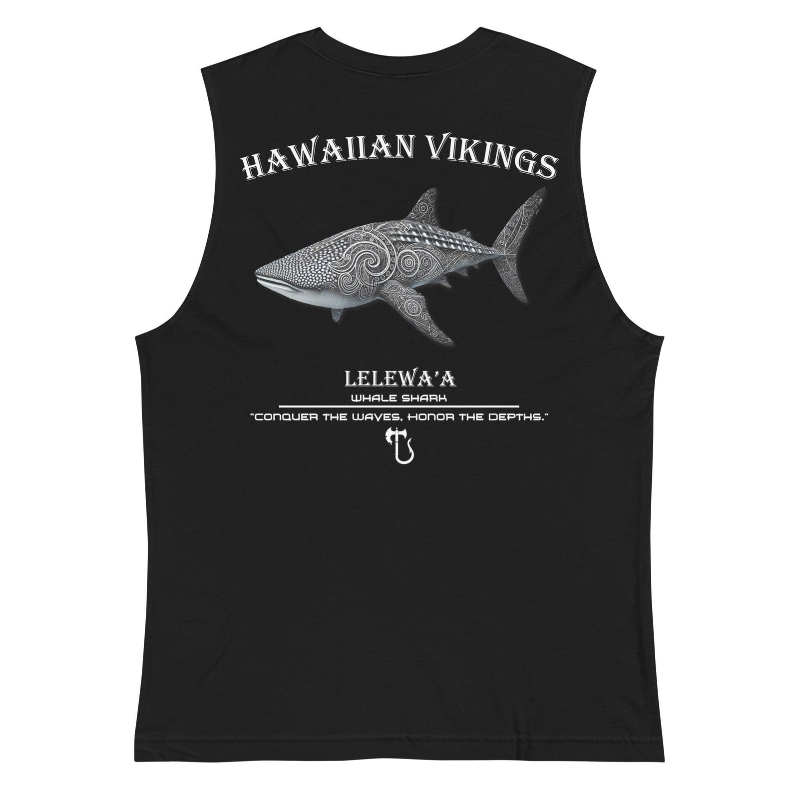 Whale Shark Men's Muscle Shirt - Hawaiian Vikings