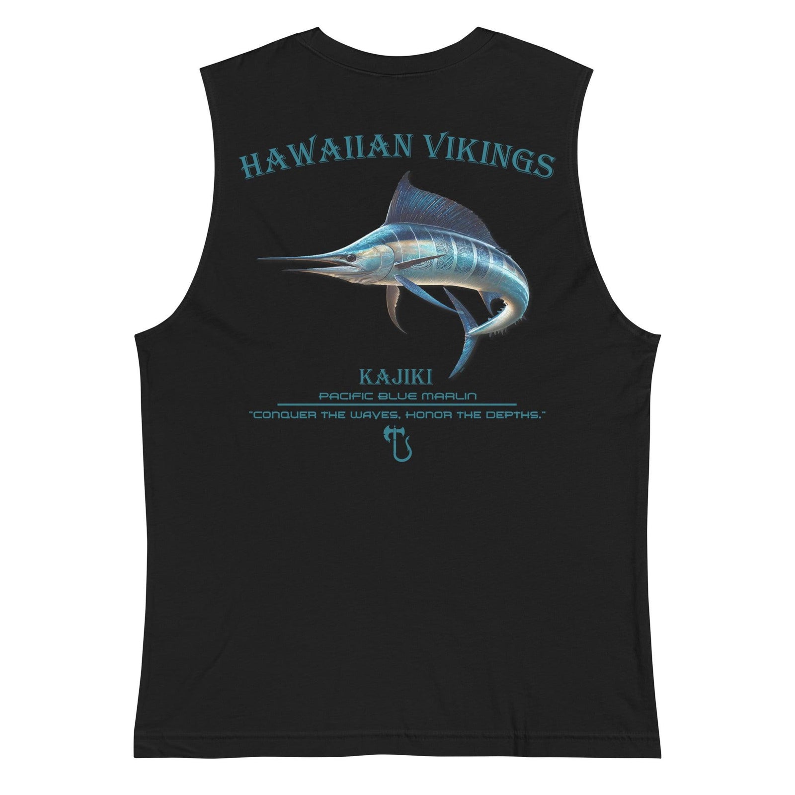 Pacific Blue Marlin Men's Muscle Shirt - Hawaiian Vikings