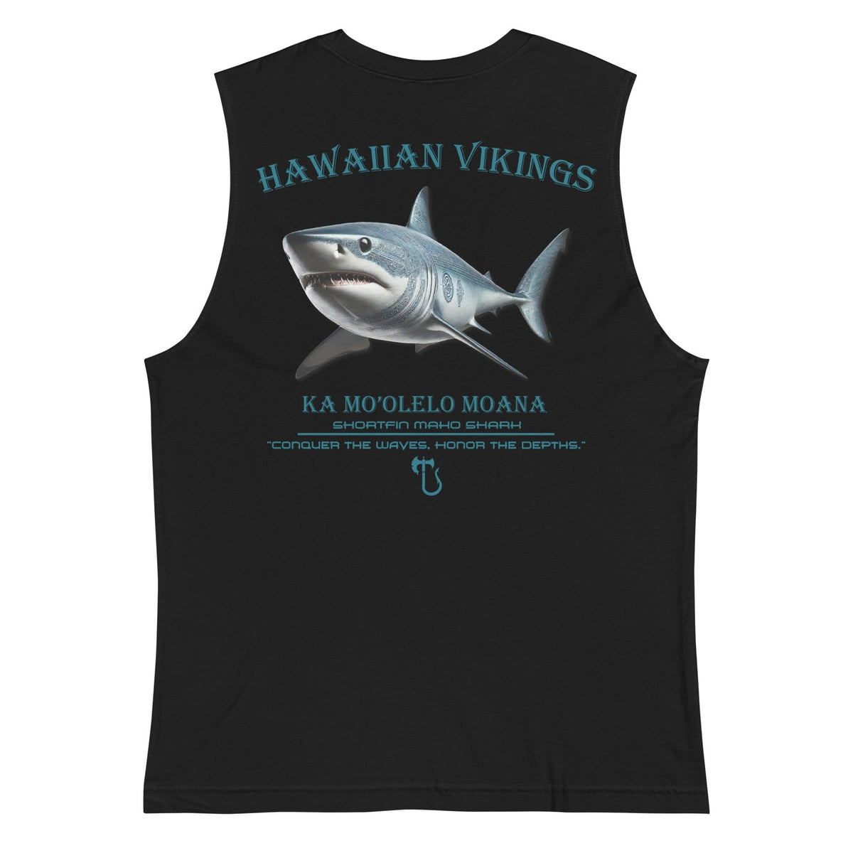 Shortfin Mako Shark Men&#39;s Muscle Shirt - Hawaiian Vikings