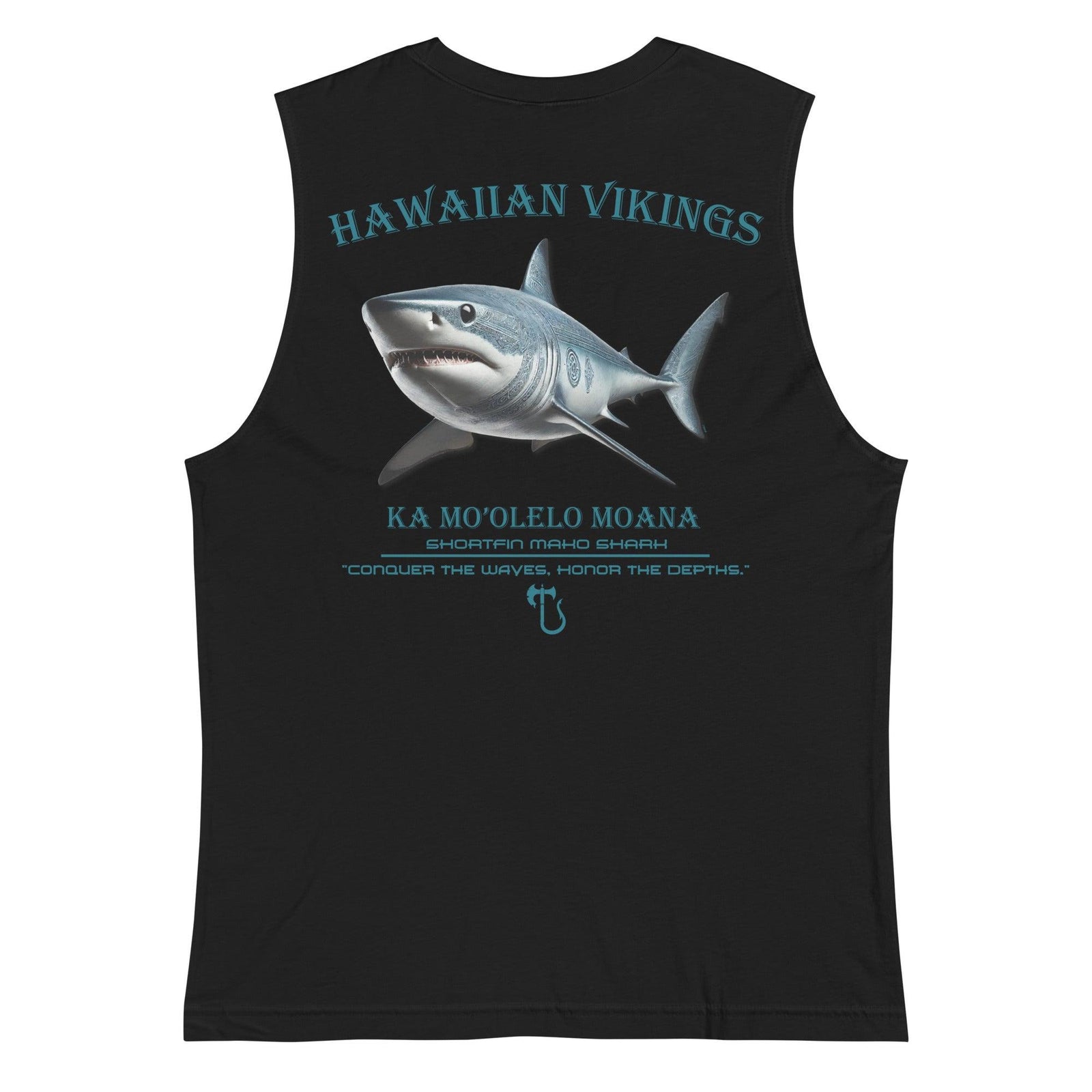 Shortfin Mako Shark Men's Muscle Shirt - Hawaiian Vikings