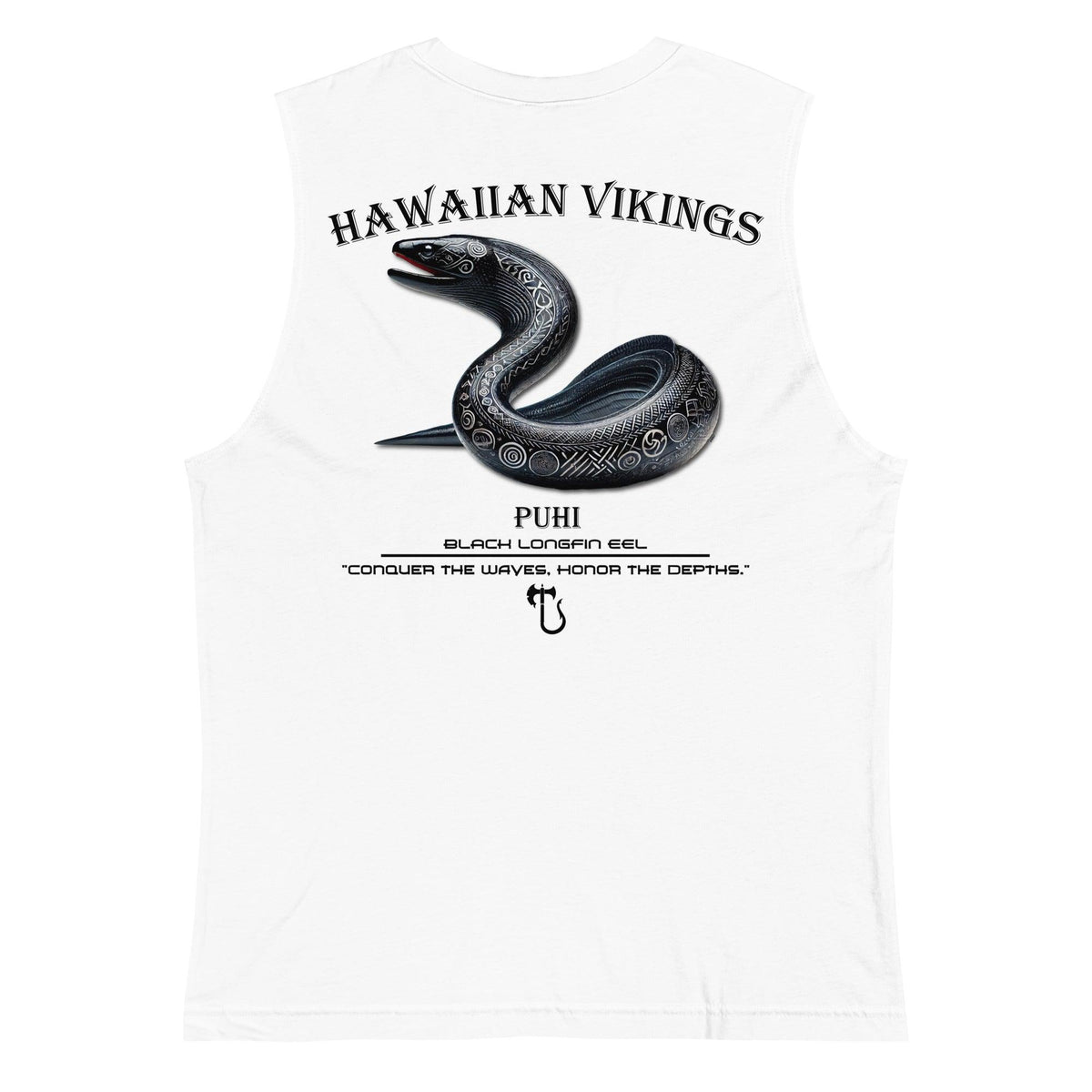 Black Longfin Eel Men's Muscle Shirt - Hawaiian Vikings