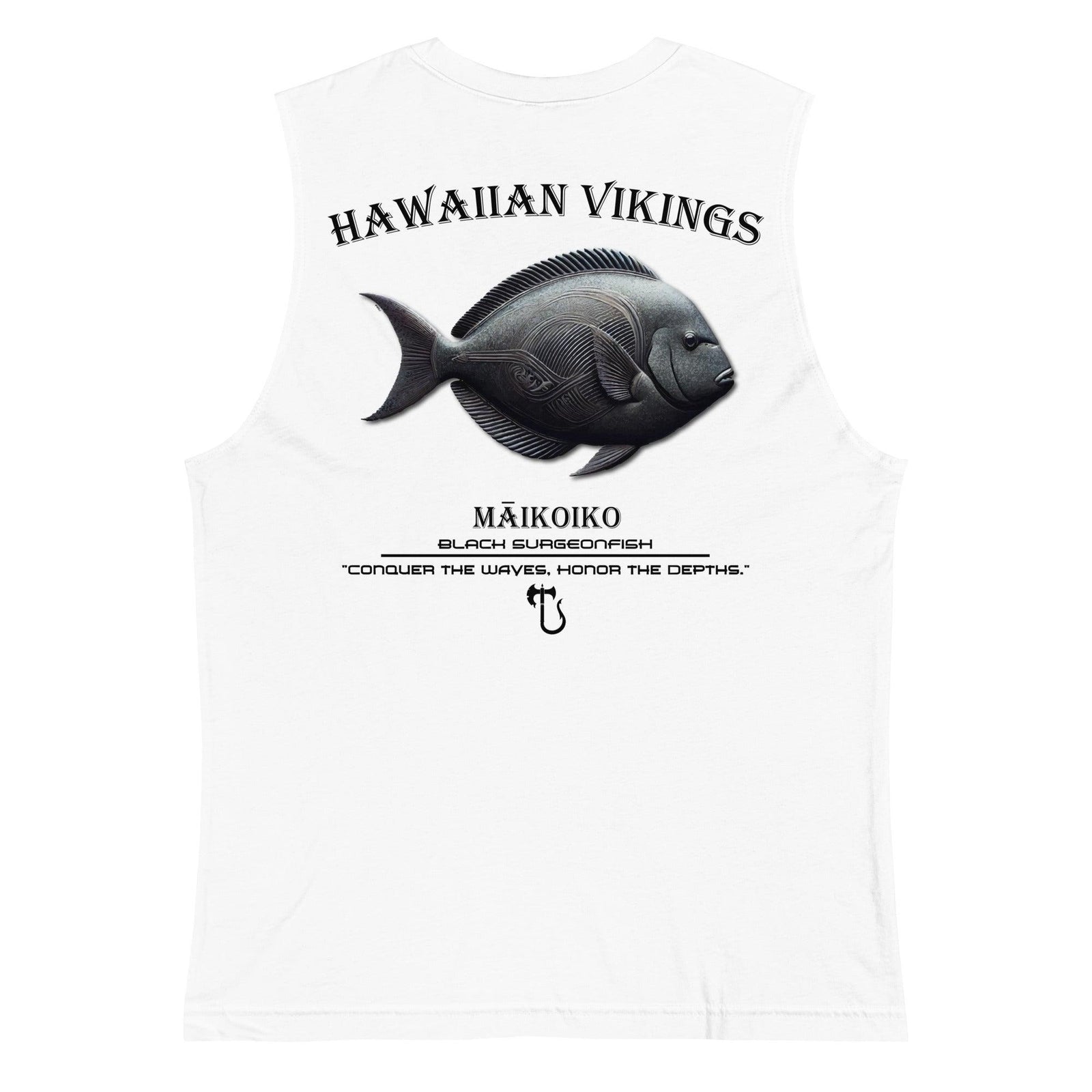 Black Surgeonfish Men's Muscle Shirt - Hawaiian Vikings