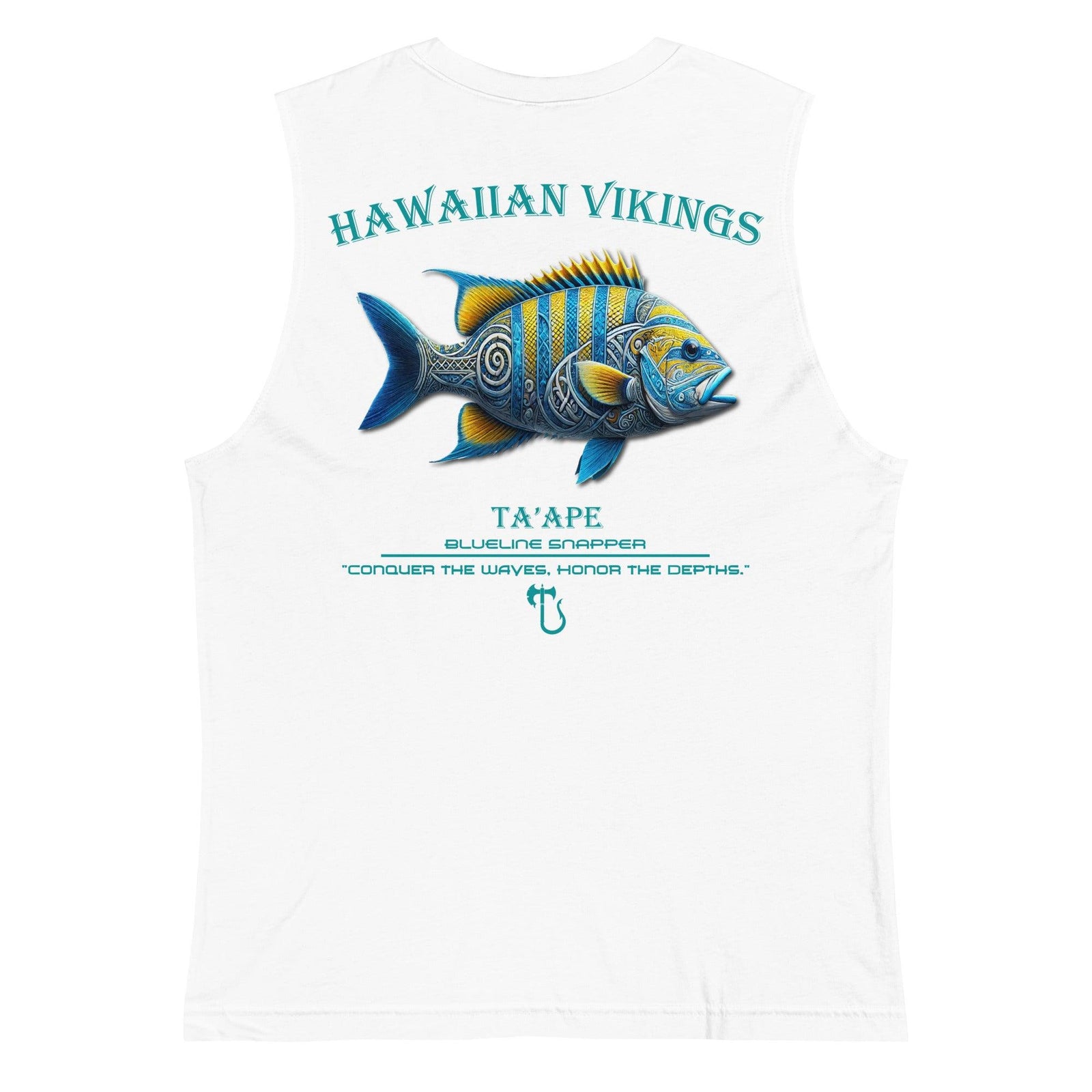Blueline Snapper Men's Muscle Shirt - Hawaiian Vikings