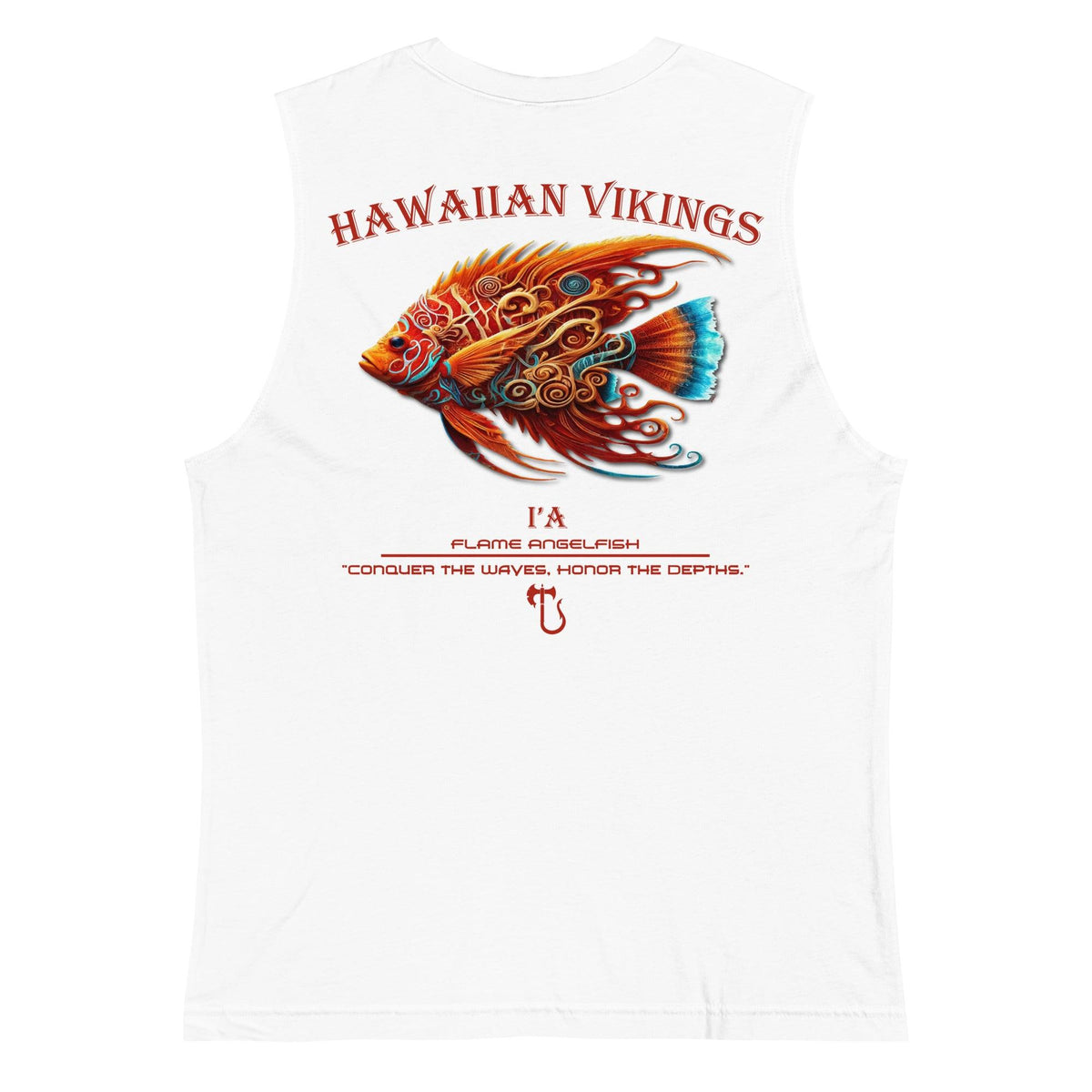 Flame Angelfish Men's Muscle Shirt - Hawaiian Vikings