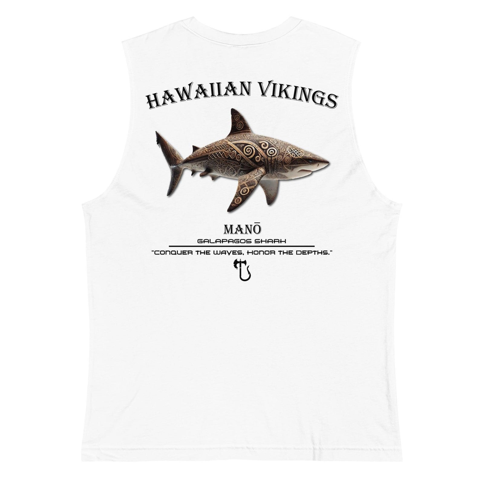 Galapagos Shark Men's Muscle Shirt - Hawaiian Vikings