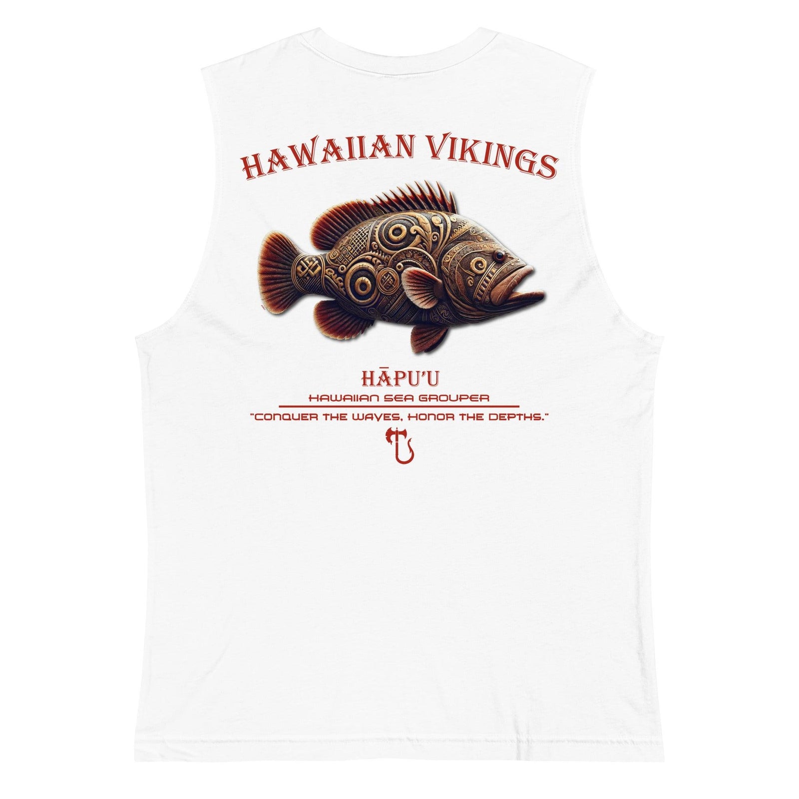 Hawaiian Sea Grouper Men's Muscle Shirt - Hawaiian Vikings