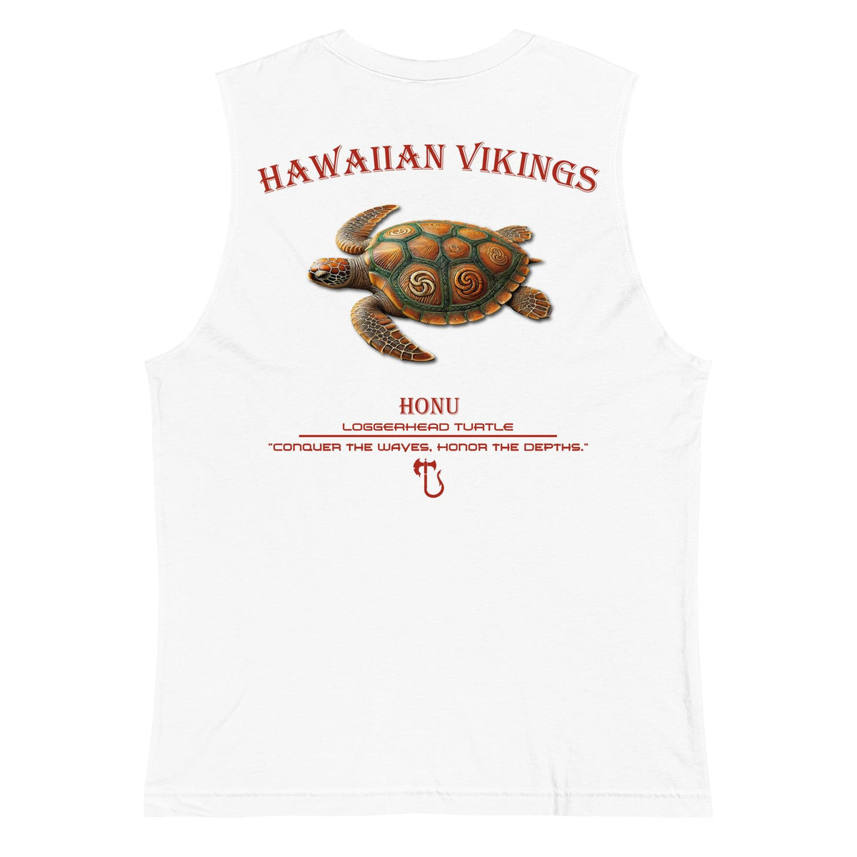 Loggerhead Turtle Men's Muscle Shirt - Hawaiian Vikings